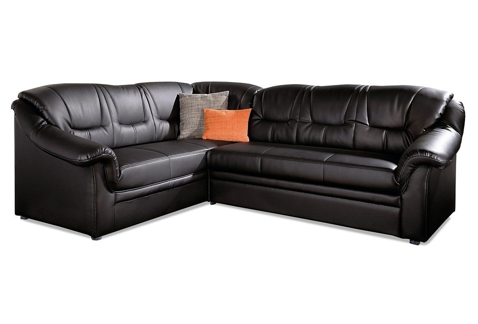 DOMO collection Ecksofa »Montana, zeitlose Rückensteppung, bequeme Armlehne günstig online kaufen