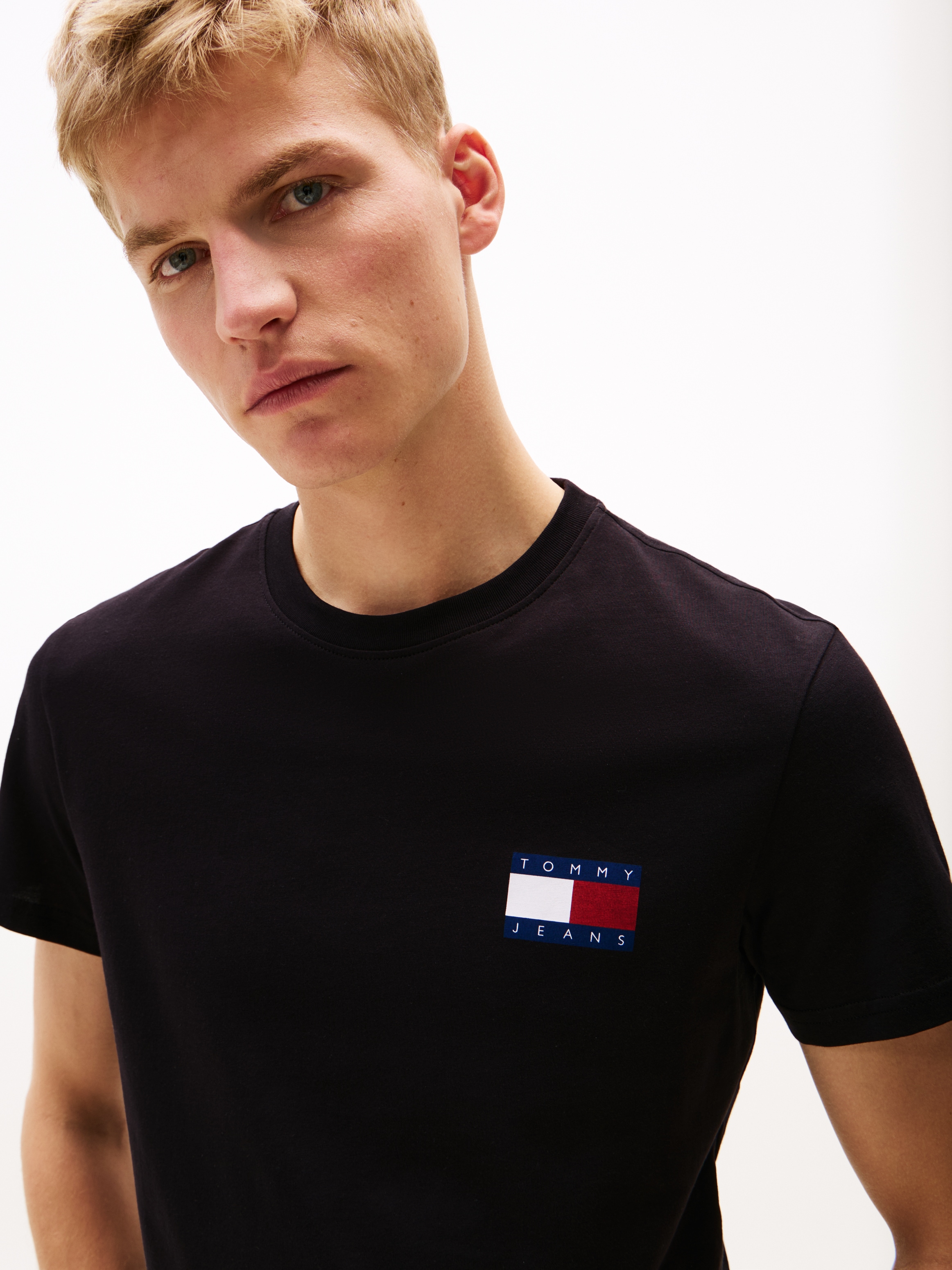 Tommy Jeans T-Shirt »TJM SLIM 2PACK ESS FLAG TEE« 2 Stk.