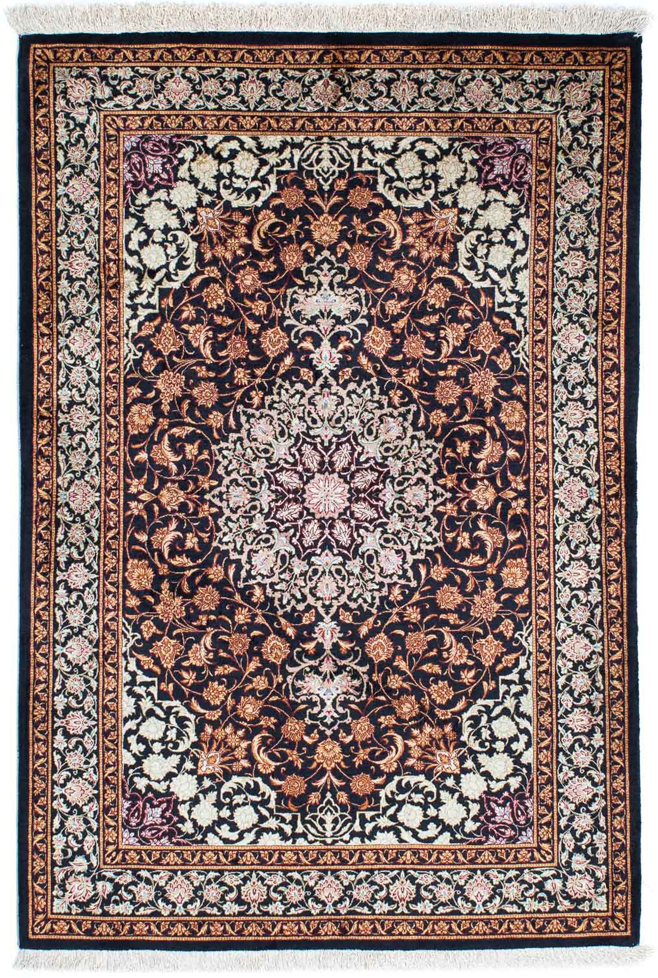 morgenland Orientteppich »Perser - Ghom - 149 x 100 cm - dunkelblau«, recht günstig online kaufen