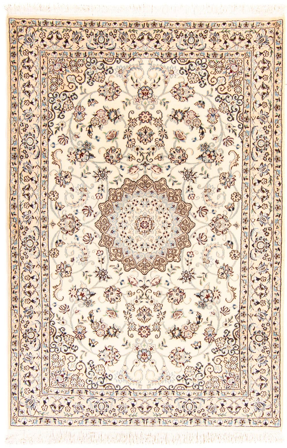 morgenland Orientteppich »Perser - Nain - Royal - 204 x 135 cm - beige«, re günstig online kaufen