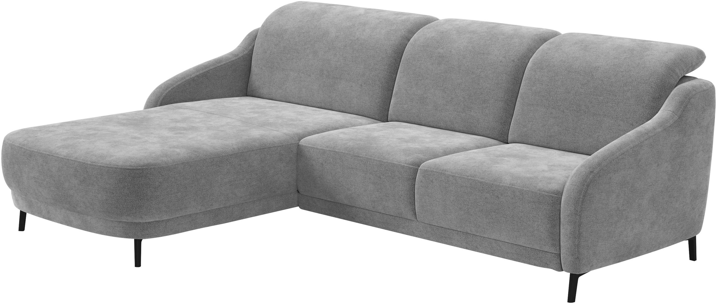 sit&more Ecksofa »Blues L-Form«, wahlweise mit Klapptisch und USB