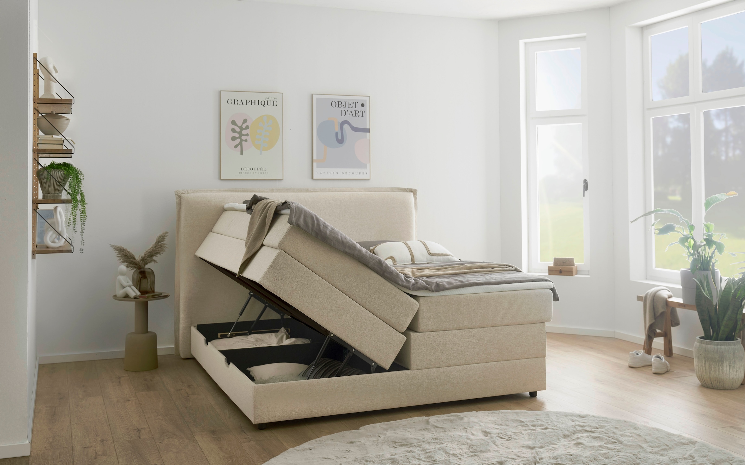 meise.möbel Boxbett »Montana mit extra großem Bettkasten«, erhältlich in der Größe 180x200cm