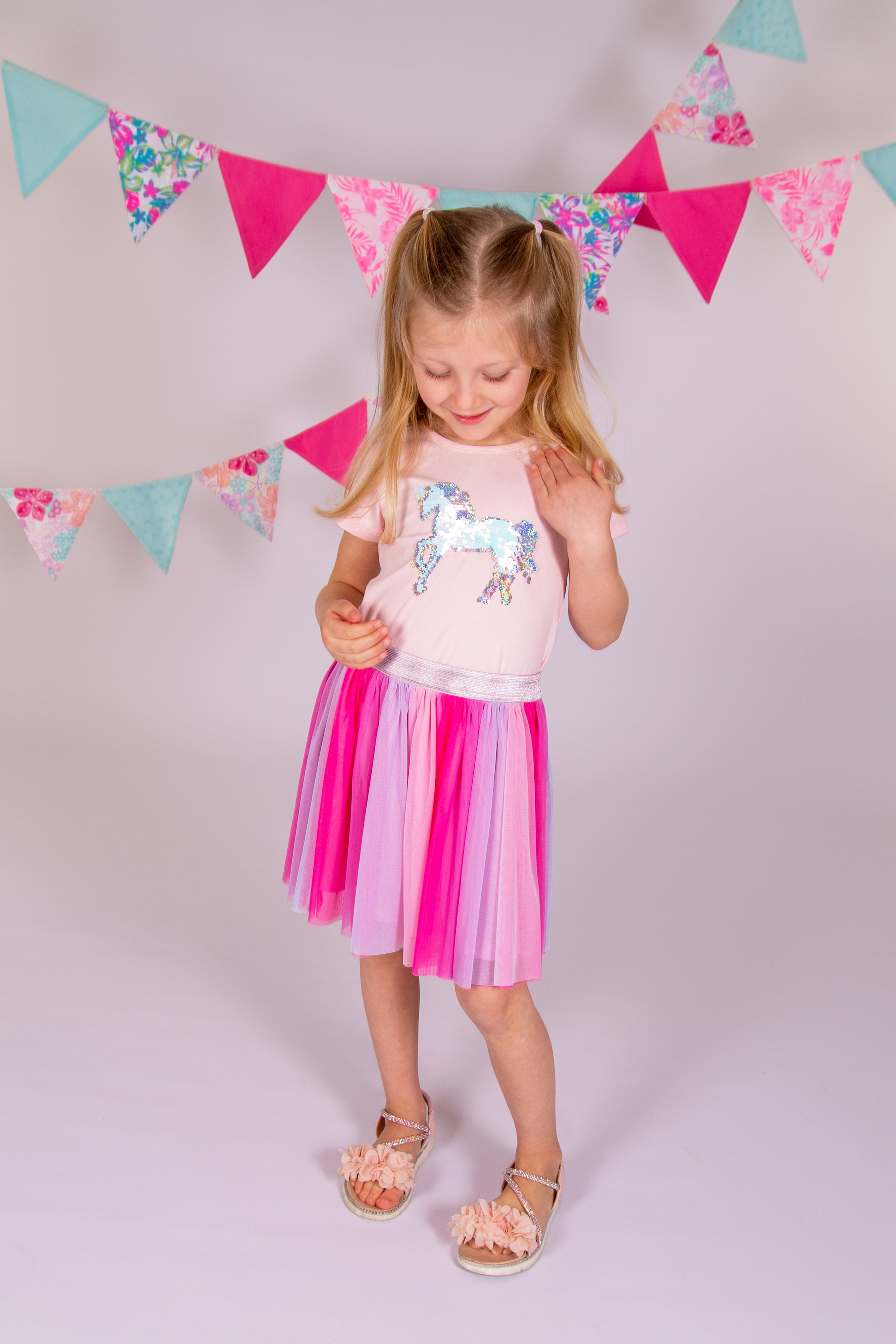 happy girls Tüllrock