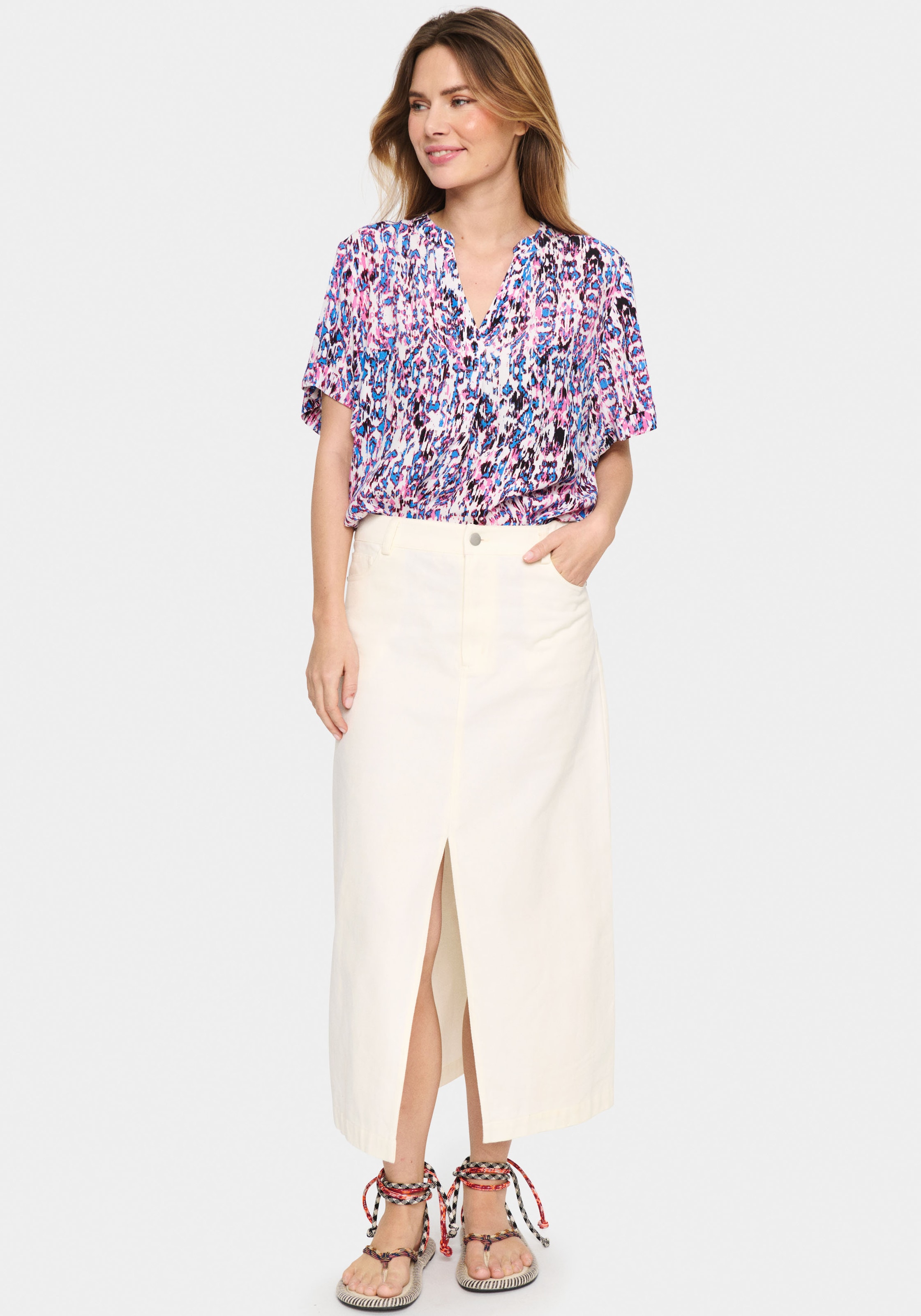 Saint Tropez Blusenshirt »AgnesSZ SS Top«