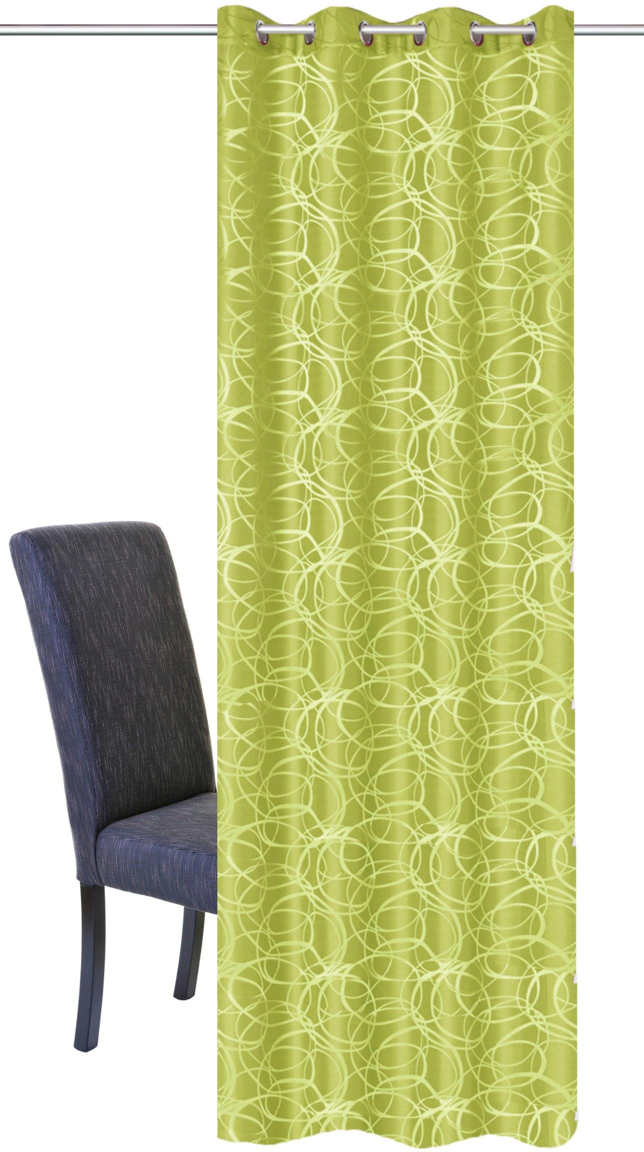 HOME WOHNIDEEN Vorhang »LENNY«, (1 St.), HxB: 245x140, Dekostoff Jacquardgemustert
