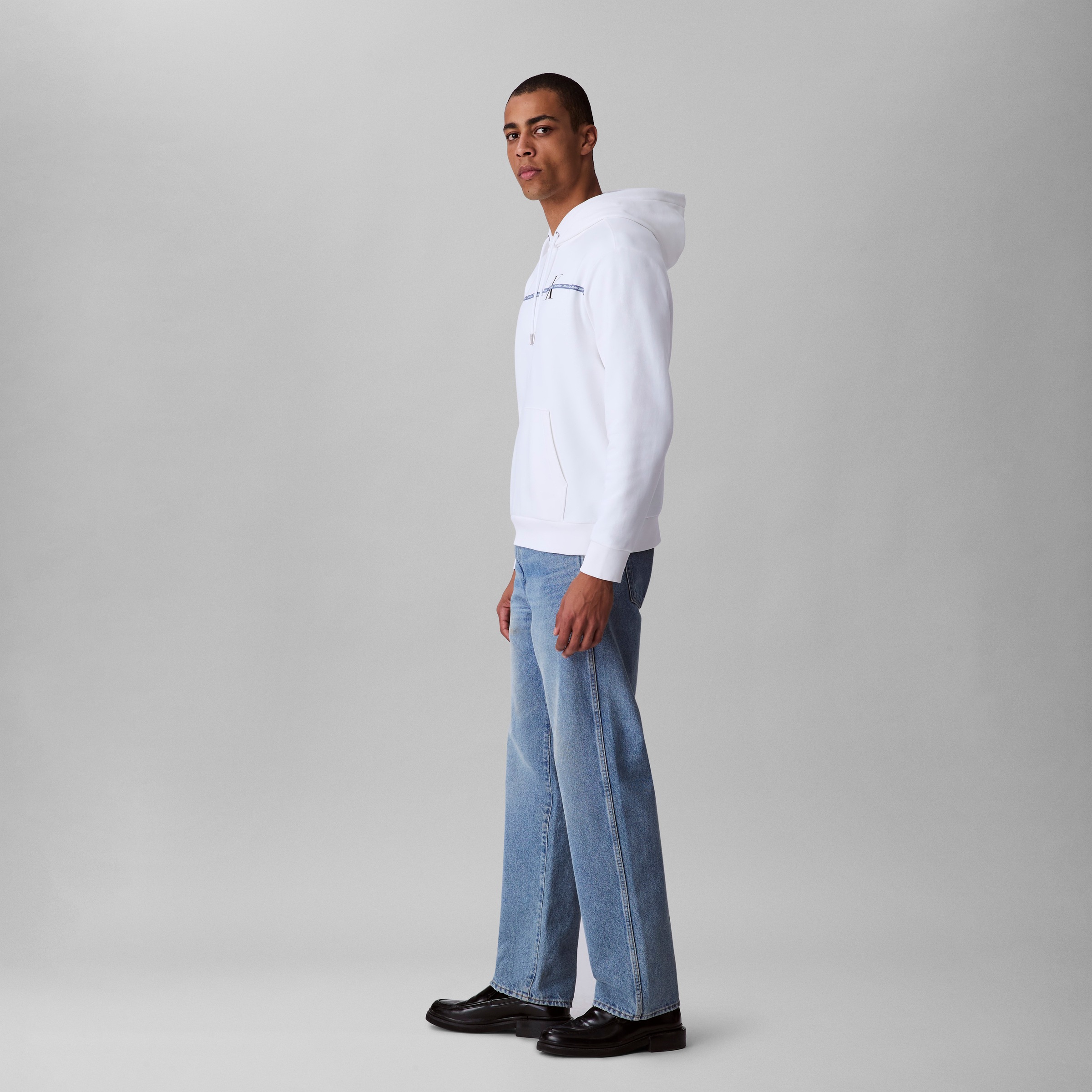 Calvin Klein Kapuzensweatshirt »400GSM TRRY SPRTSWR«, Mit Rundhalsausschnitt