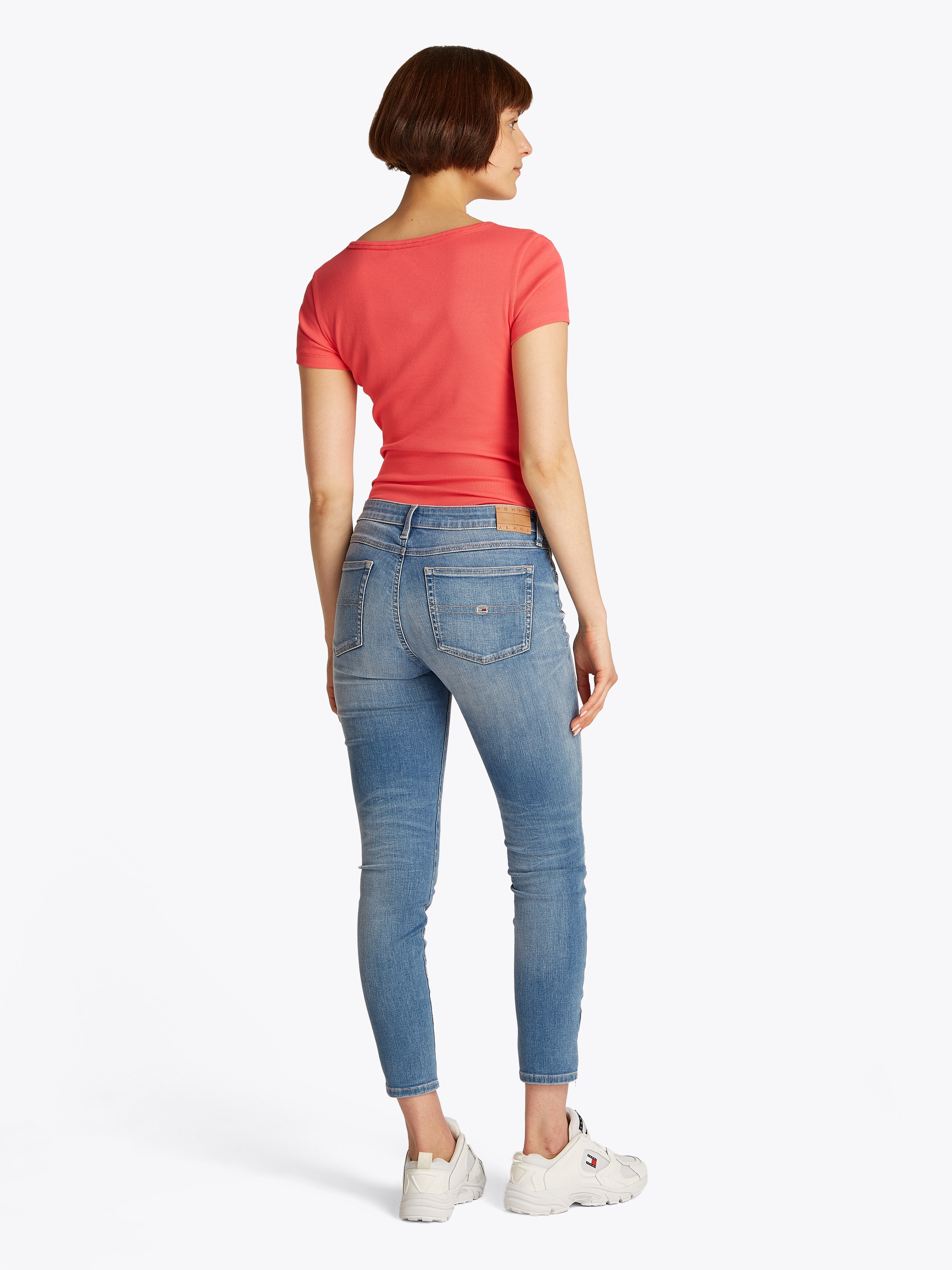 Tommy Jeans Skinny-fit-Jeans »Sophie Low Waist Skinny Ankle Zip«, mit Zipper, in knöchelfreier Länge