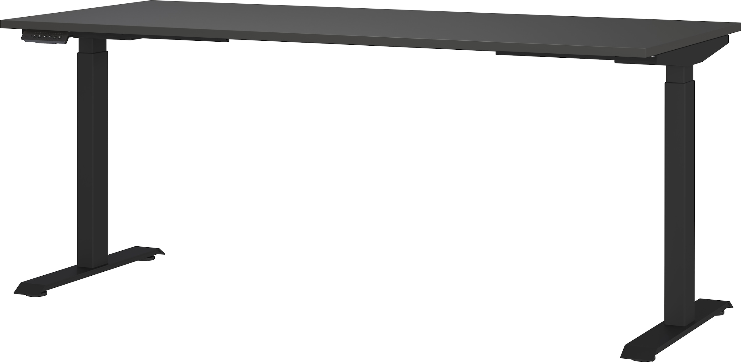 GERMANIA Schreibtisch »Mailand, elektrisch höhenverstellbar«, in Breitenvariante 120-180 cm, Made in Germany