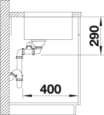Blanco Küchenspüle »ANDANO 340/180-U«