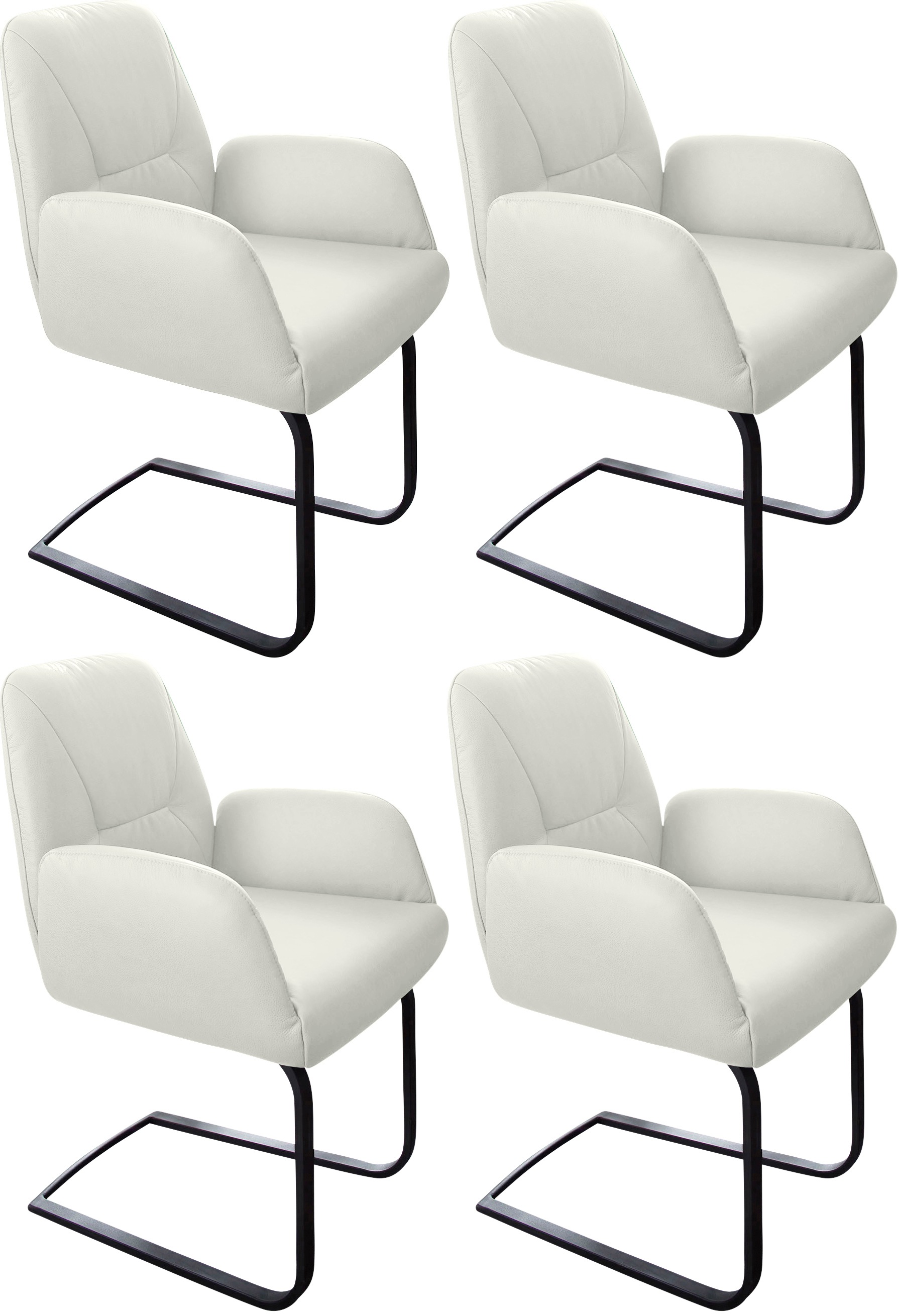 W.SCHILLIG Freischwinger »ole« (Set) 4 Stk.2er- oder 4er-Set, Gestell in Sc günstig online kaufen