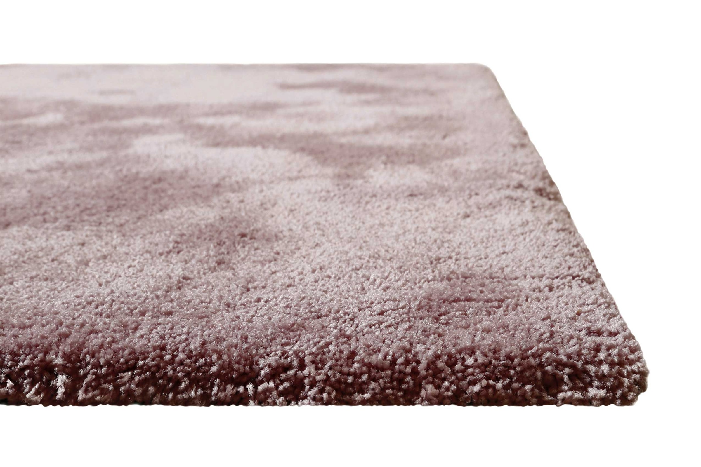 Homie Living Teppich »Pisa«, rund, 25 mm Höhe, Hochflor, Microfaser, uni, weich, Shaggy, Wohnzimmer, Schlafzimmer