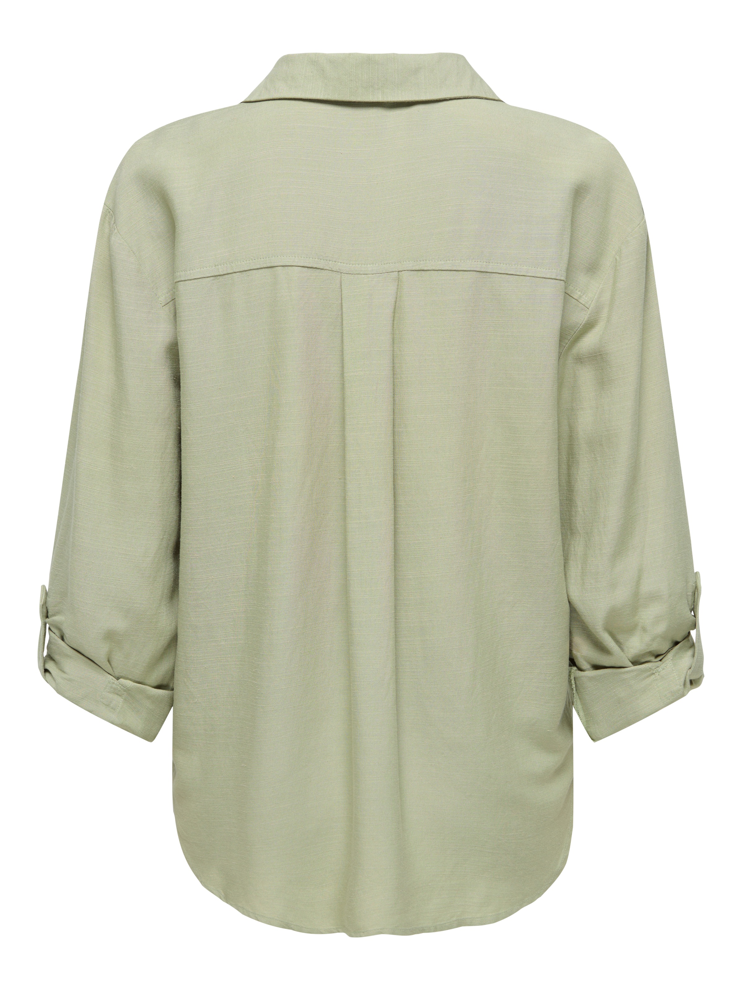 JDY Hemdbluse »JDYCAYA LINEN LOOSE L/S SHIRT WVN DIA« mit Leinen