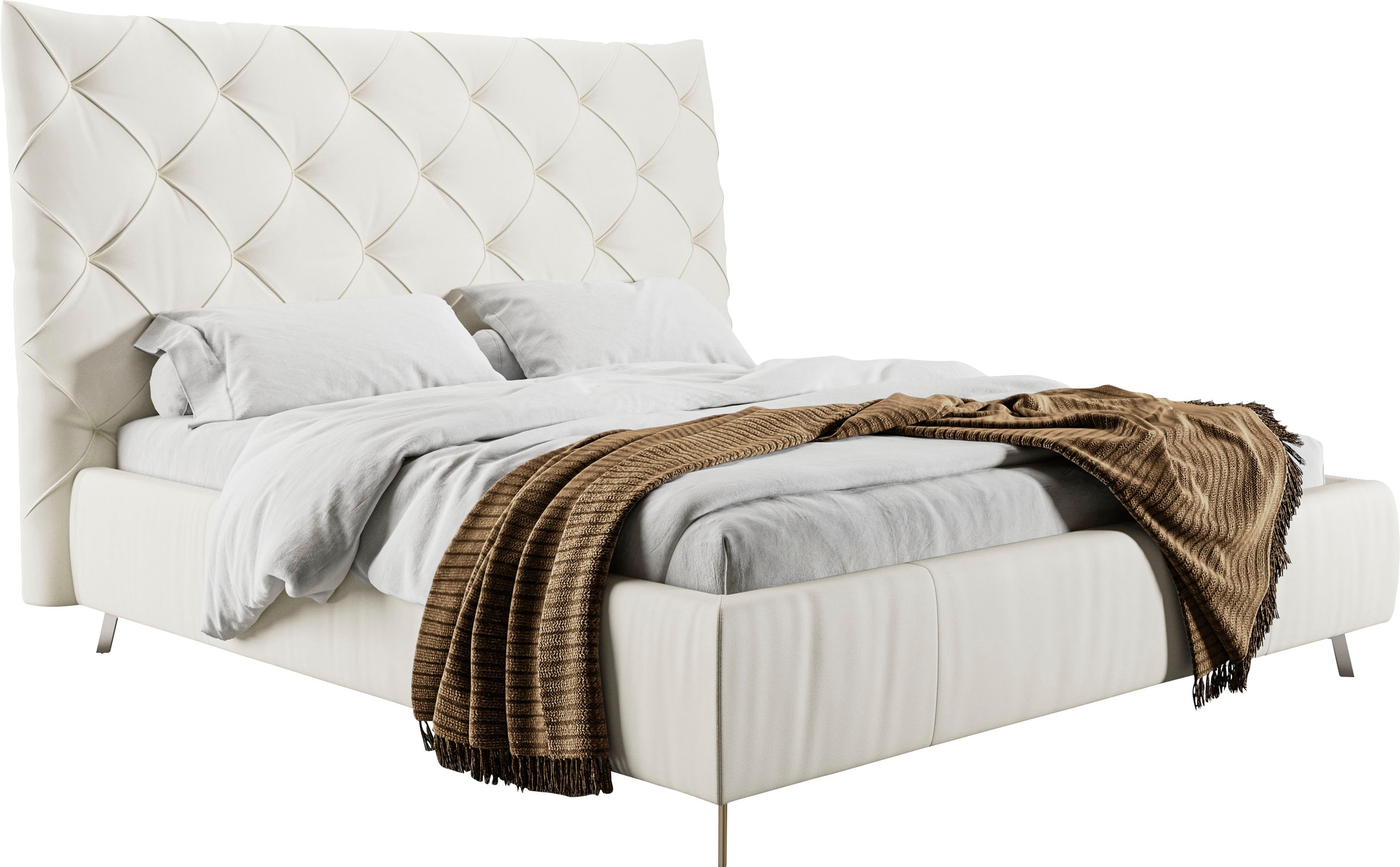 PLACES OF STYLE Polsterbett »Elloree, in 4 Breiten, hinten mit Originalstof günstig online kaufen