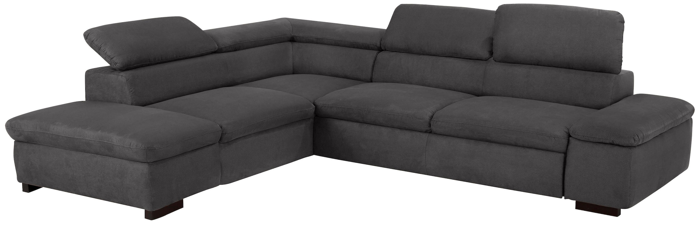 Home affaire Ecksofa »Alberto L-Form«, mit Kopfteilverstellung, wahlweise mit Bettfunktion