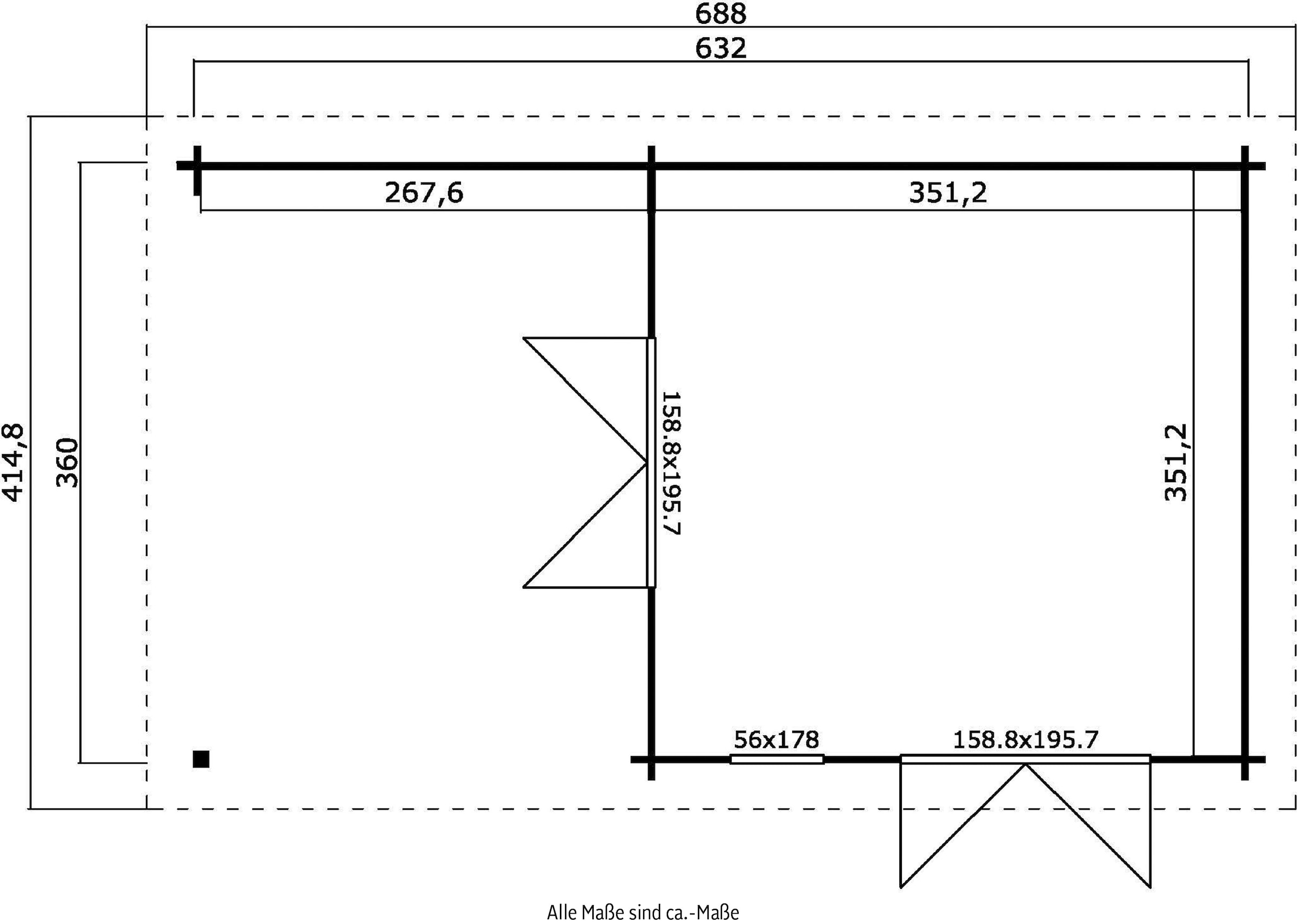 LASITA MAJA Gartenhaus »Andres«