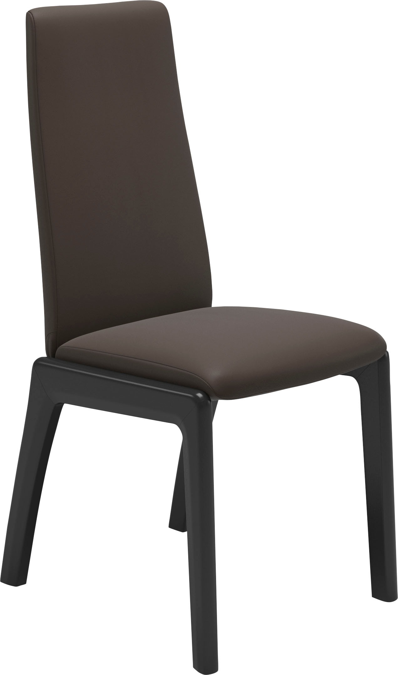 Stressless® Polsterstuhl »Laurel«, Leder BATICK, High Back, Größe M, mit abgerundeten Beinen in Schwarz