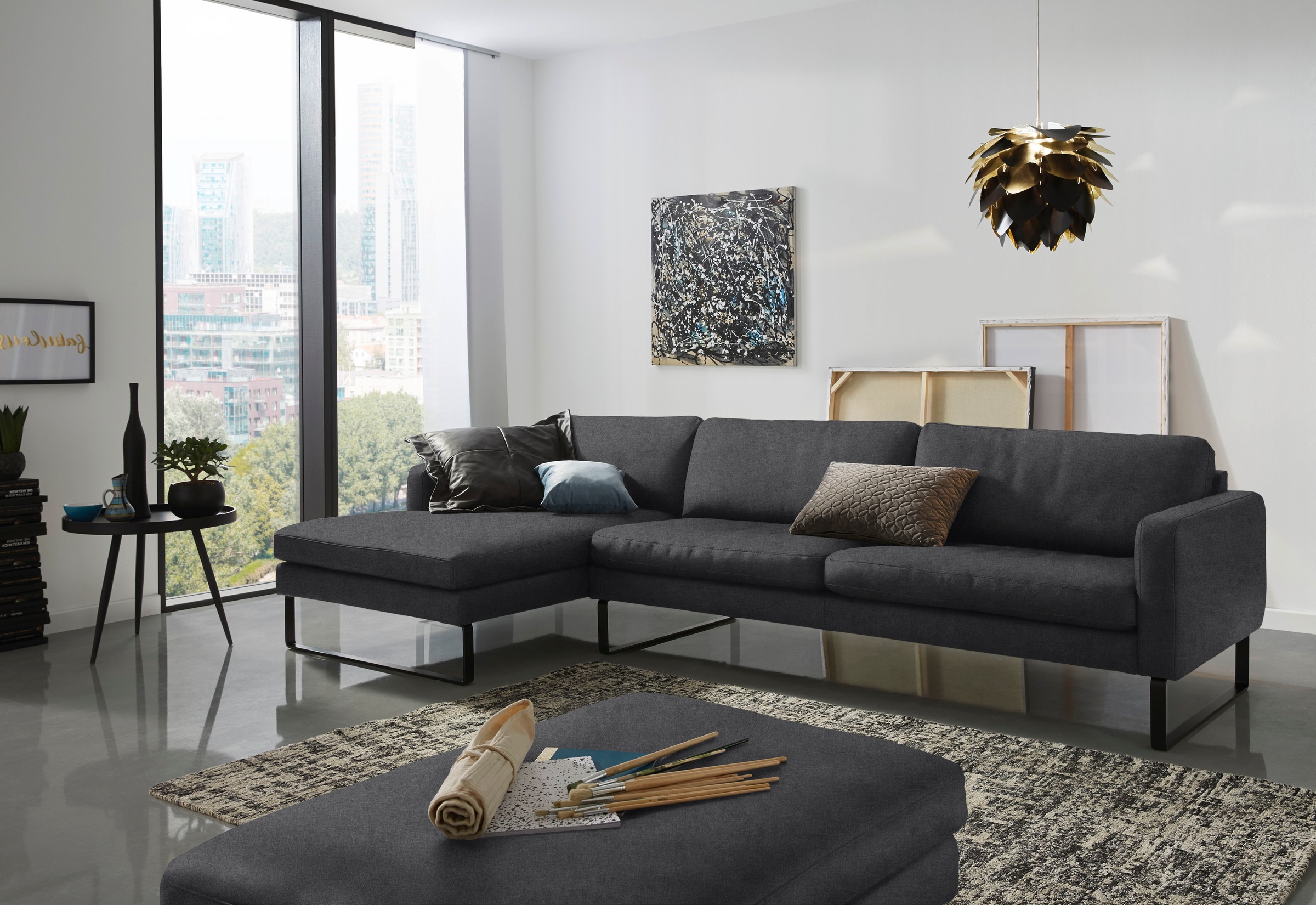 3C Candy Ecksofa »Aidan modernes Sofa in aktueller Formensprache, bequem, L günstig online kaufen