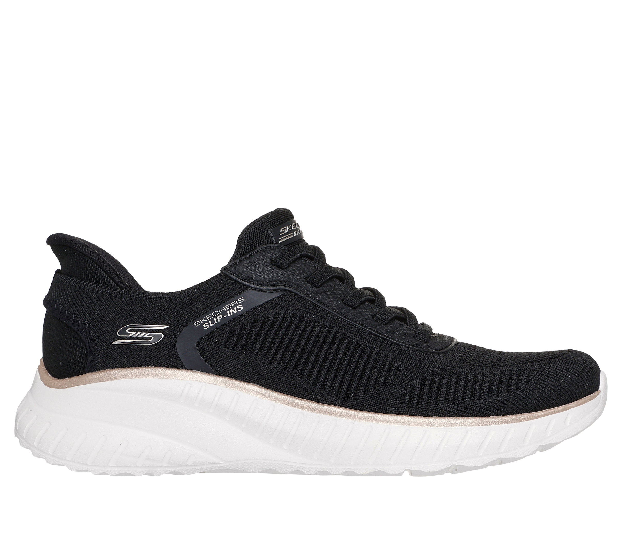 Skechers Slip-On Sneaker »BOBS SQUAD CHAOS-CURRENT MUSE«  , Slipper, Freizeitschuh in veganer Verarbeitung