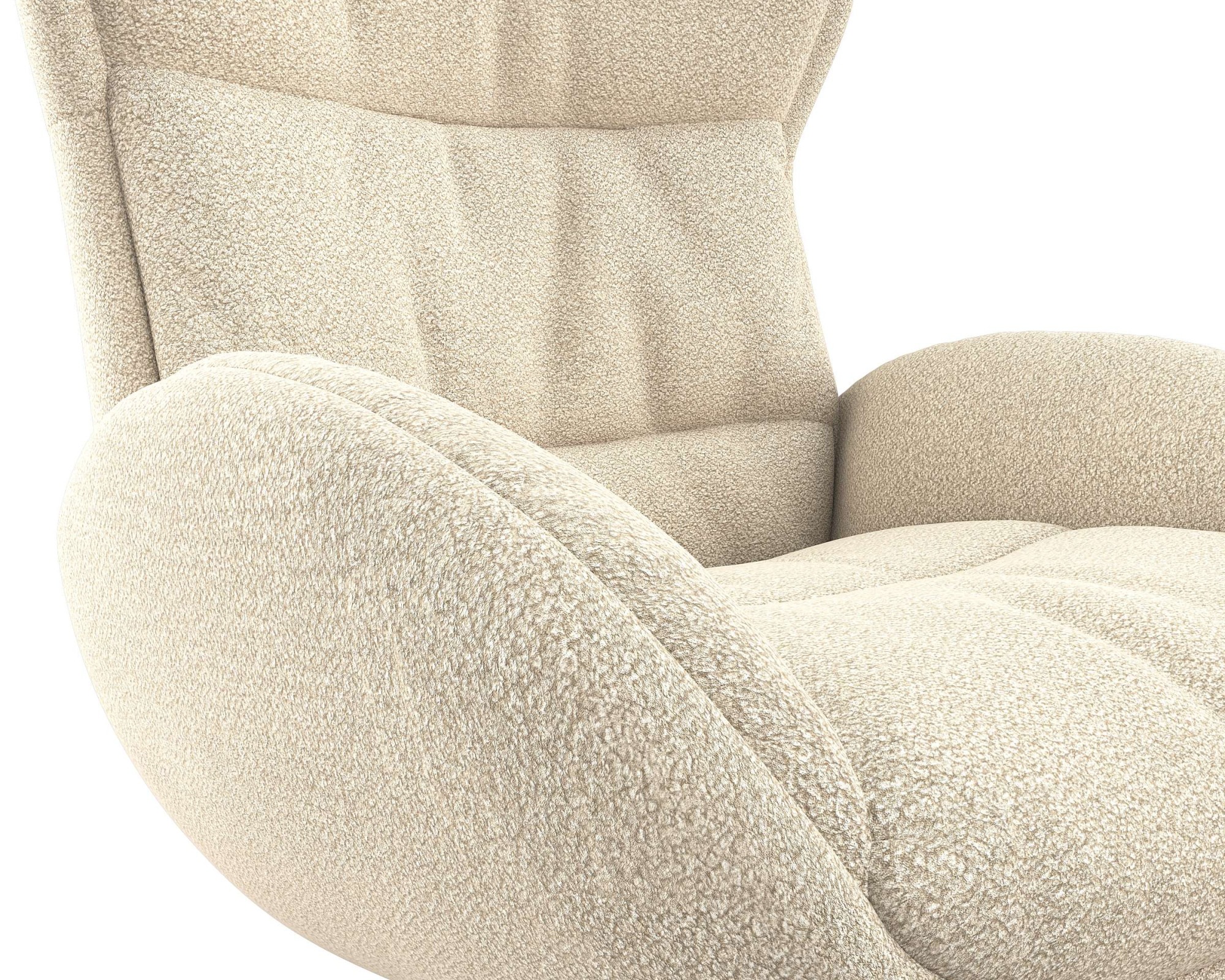 FLEXLUX Relaxsessel »Haze, TV-Sessel, Fernsehsessel, Polstersessel,«, Rückenteilverstellung, drehbar, Fuß Alu