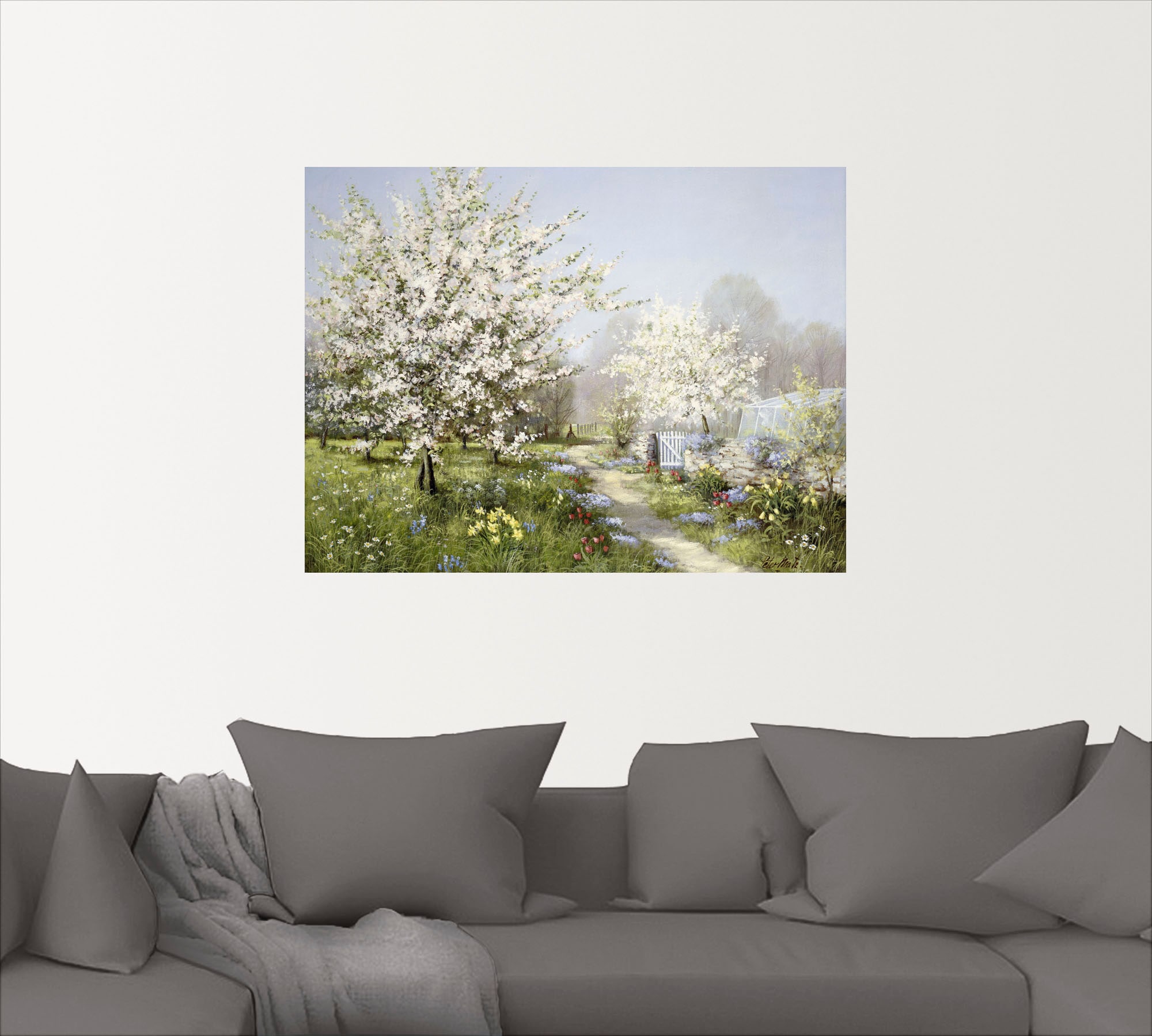 Artland Wandbild »Frühlingsblüten«, Wiesen & Bäume, (1 St.), als Leinwandbild, Poster, Wandaufkleber in verschied. Größen
