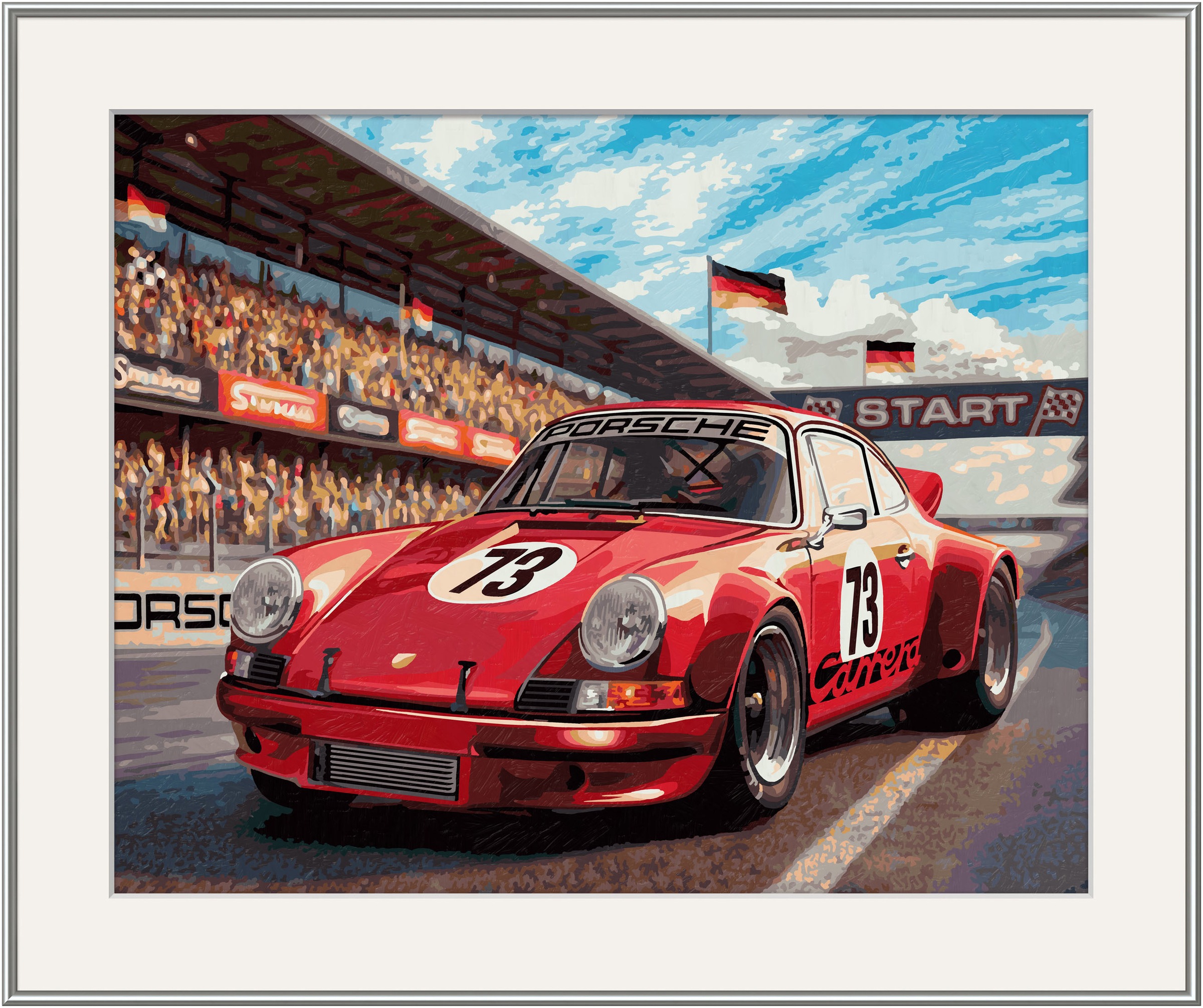 Schipper Malen nach Zahlen »Meisterklasse Premium - Porsche 911 Carrera RSR 2.8« Made in Germany