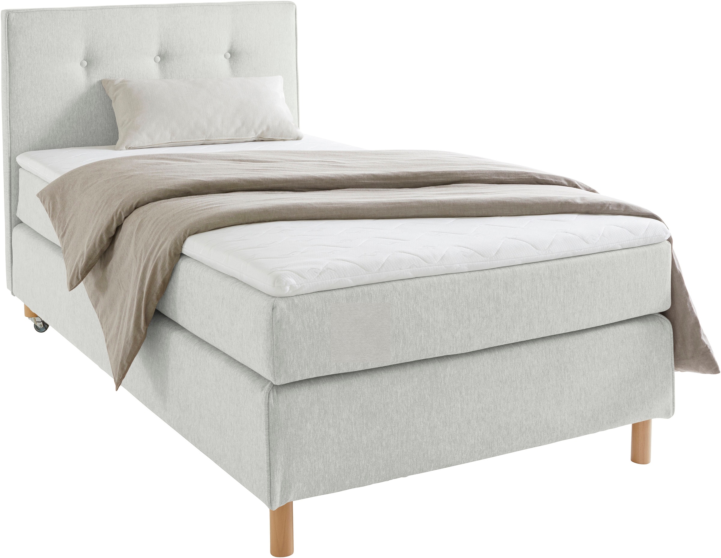 Home affaire Boxspringbett »Heimatblick 100x200cm beliebig erweiterbar zu D günstig online kaufen