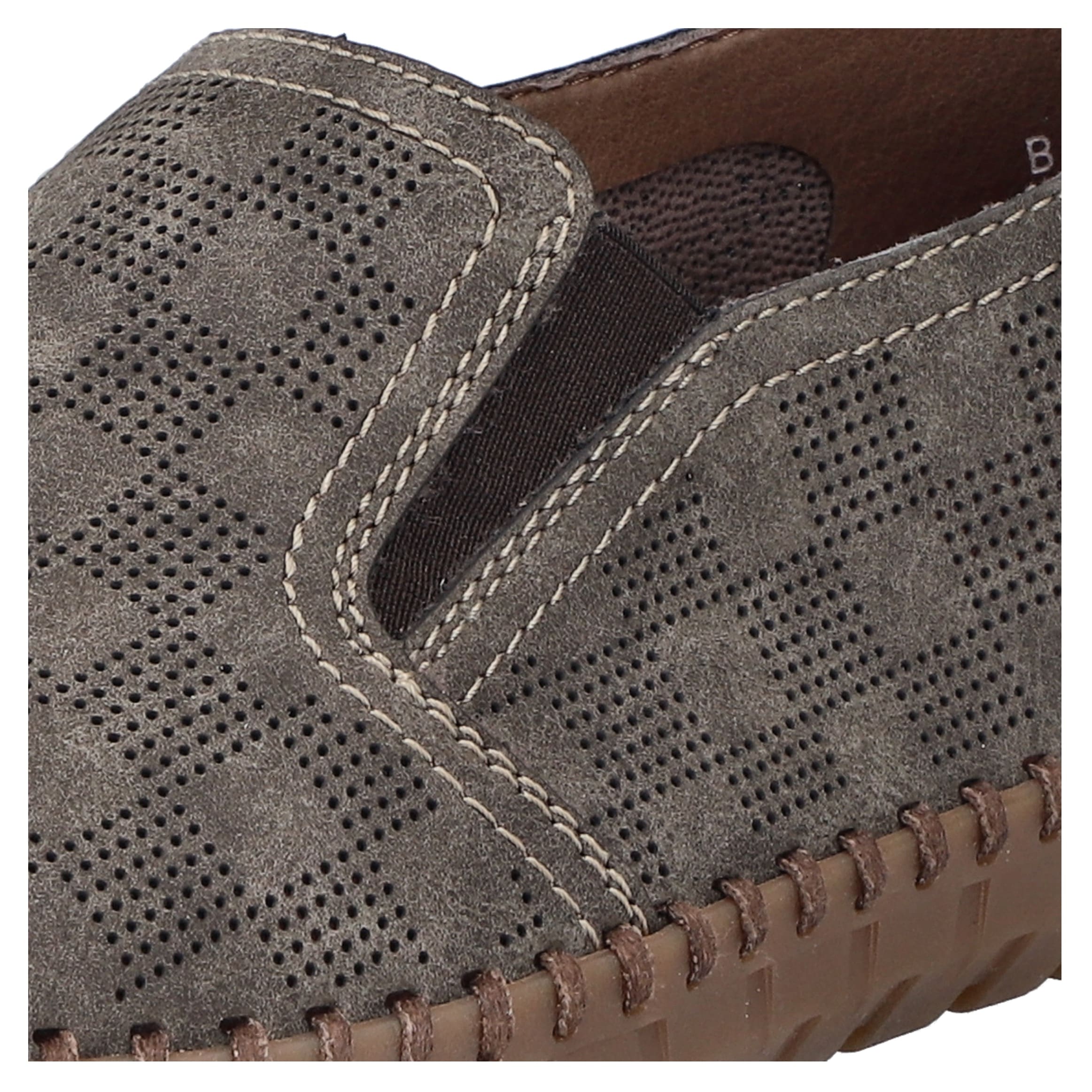 Rieker Slipper, Loafer, Schlupfschuh, Casual-Slipper mit kleinen Stretcheinsätzen