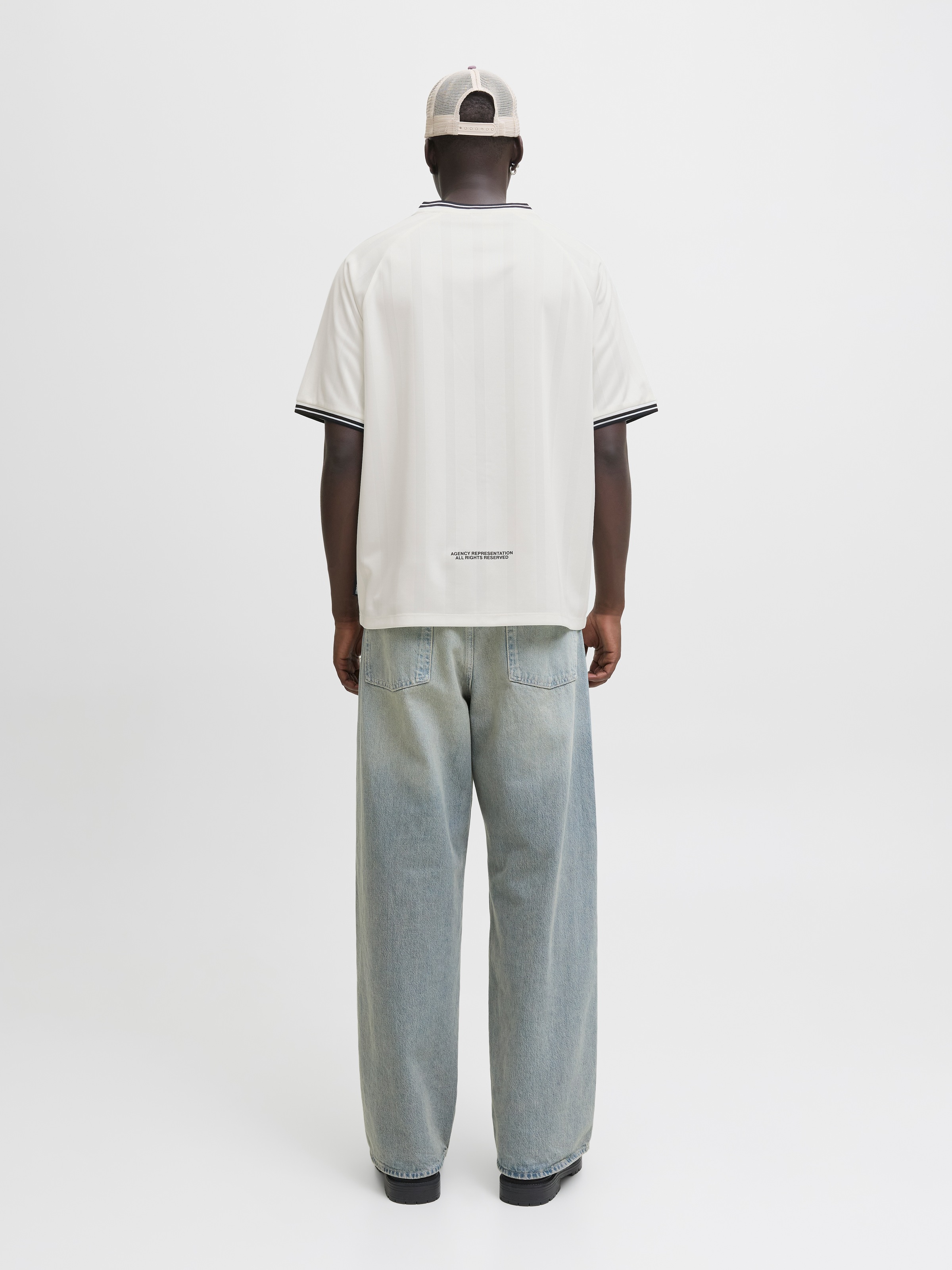 Jack & Jones Trainingsshirt »JCOCOVER RETRO FOOTBALL TEE SS LN«