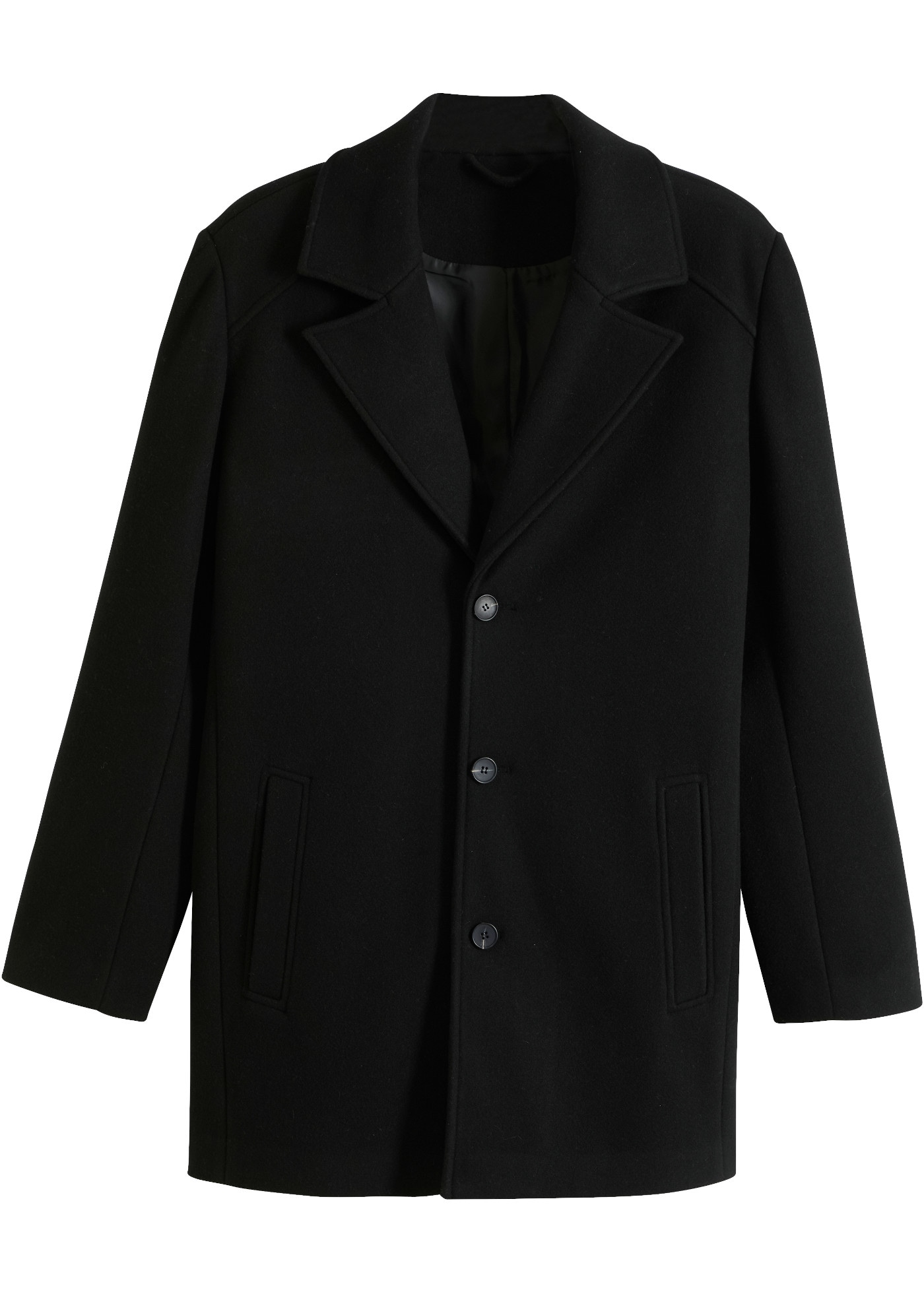 bonprix Kurzmantel im Cabanjacken-Stil, mit Woll-Anteil, Regular Fit