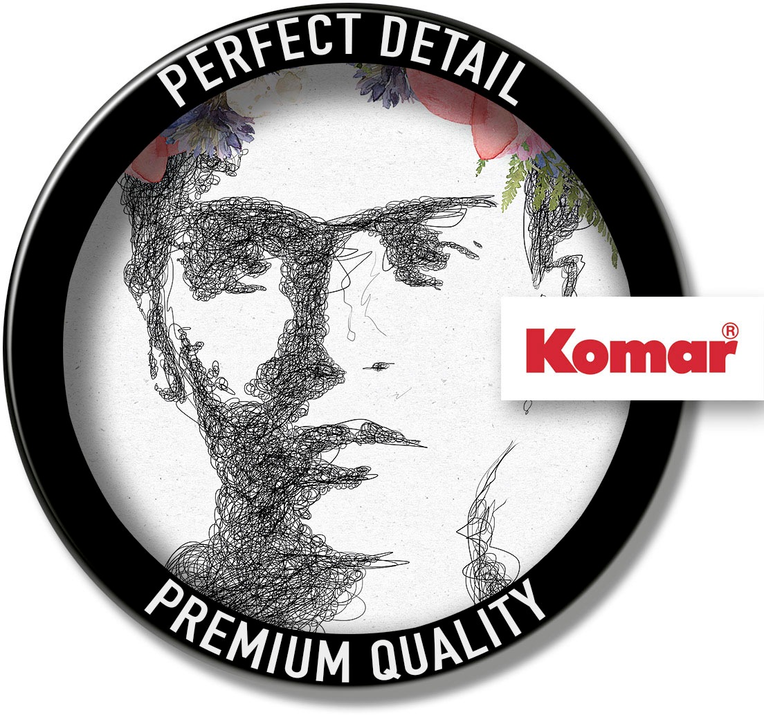 Komar Wandbild »Leticia Fineline«, (1 St.), Deutsches Premium-Poster Fotopapier mit seidenmatter Oberfläche und hoher Lichtbeständigkeit. Für fotorealistische Drucke mit gestochen scharfen Details und hervorragender Farbbrillanz.