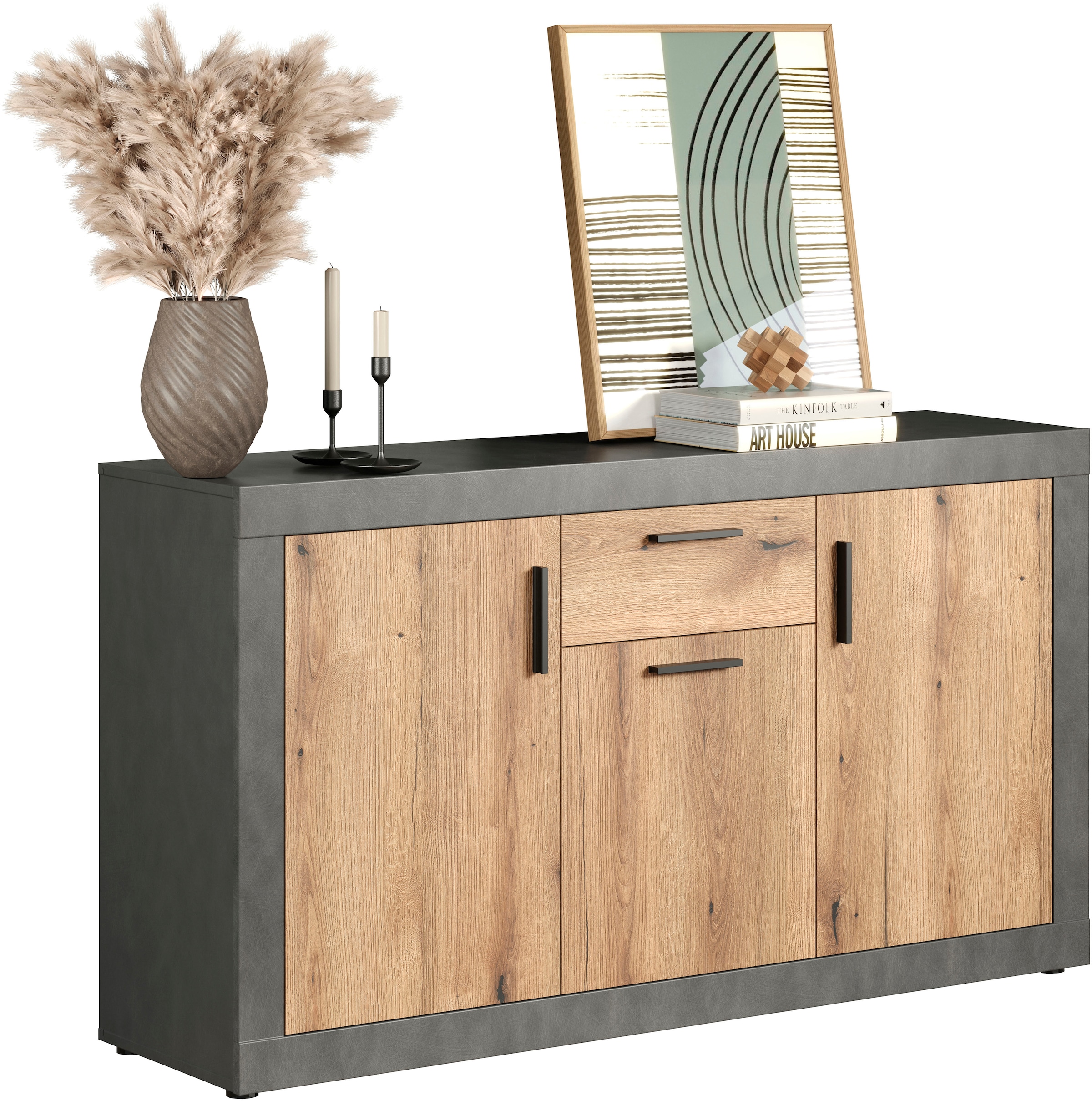 INOSIGN Sideboard »Bergen«, (Packung, 1 St.), Kommode, flexibler Stauraum, Breite 149 cm