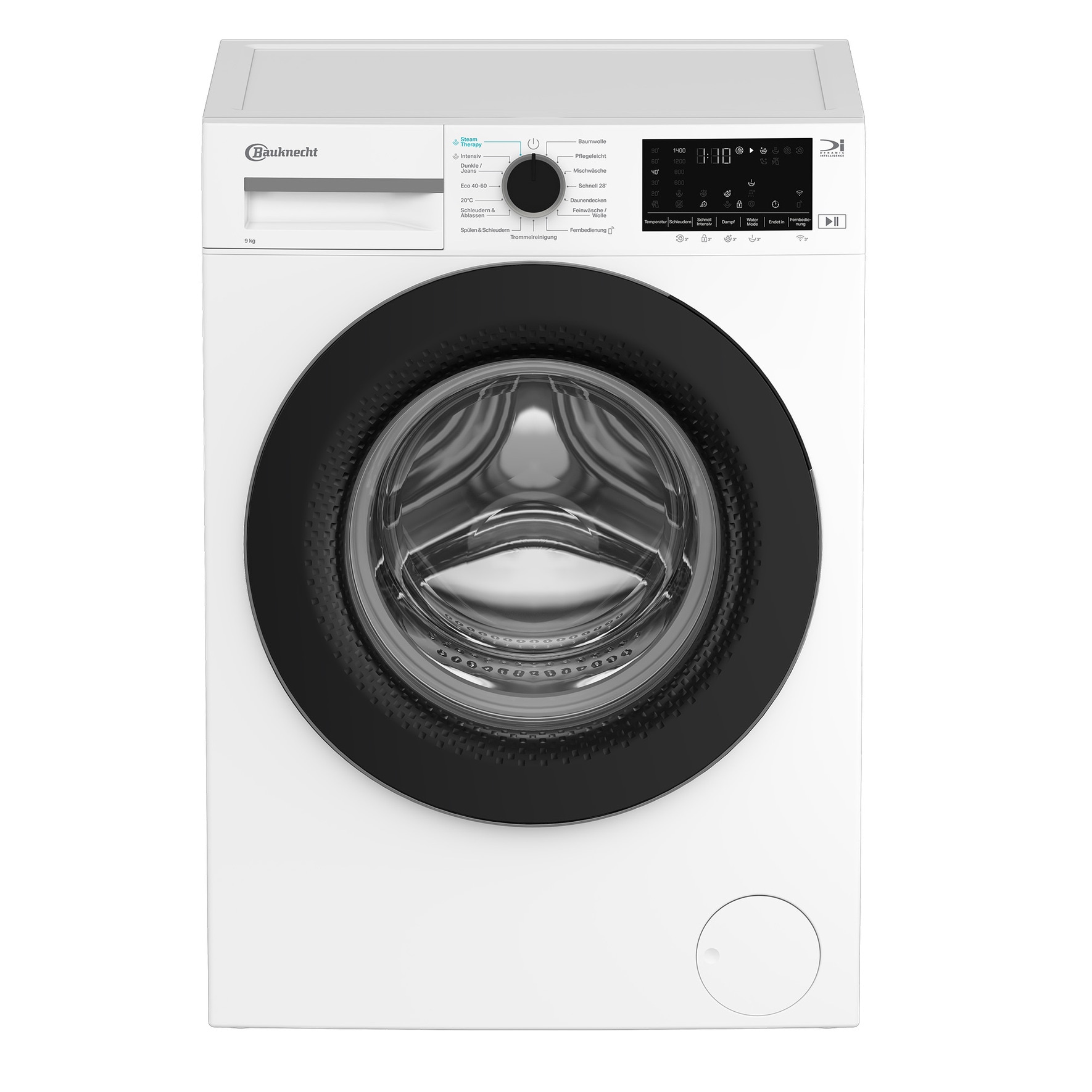 BAUKNECHT Waschmaschine »B WM 9A9 BS« 9 kg 1400 U/min Adaptive Wash – Intelligente Anpassung für perfekte Waschergebnisse