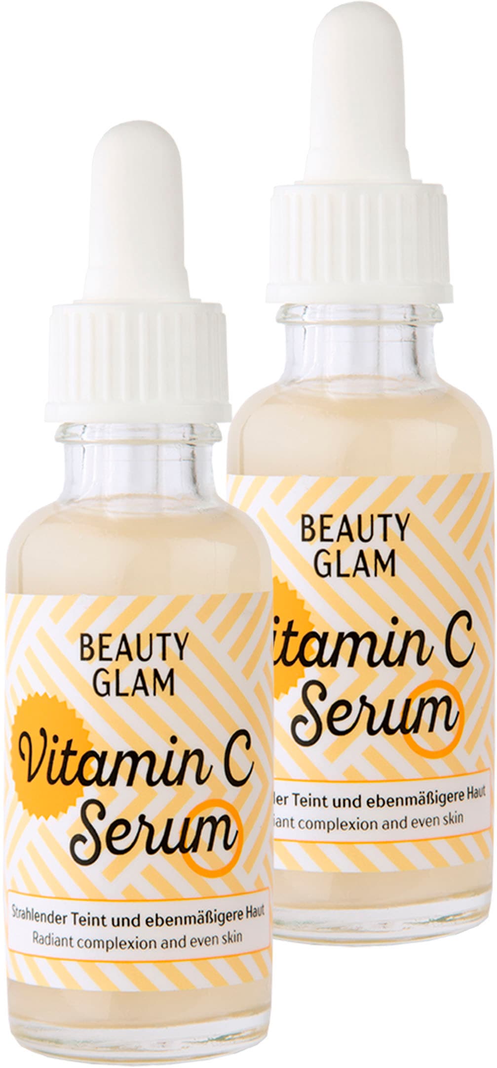 BEAUTY GLAM Gesichtspflege-Set »Vitamin C Serum«, (2 tlg.)