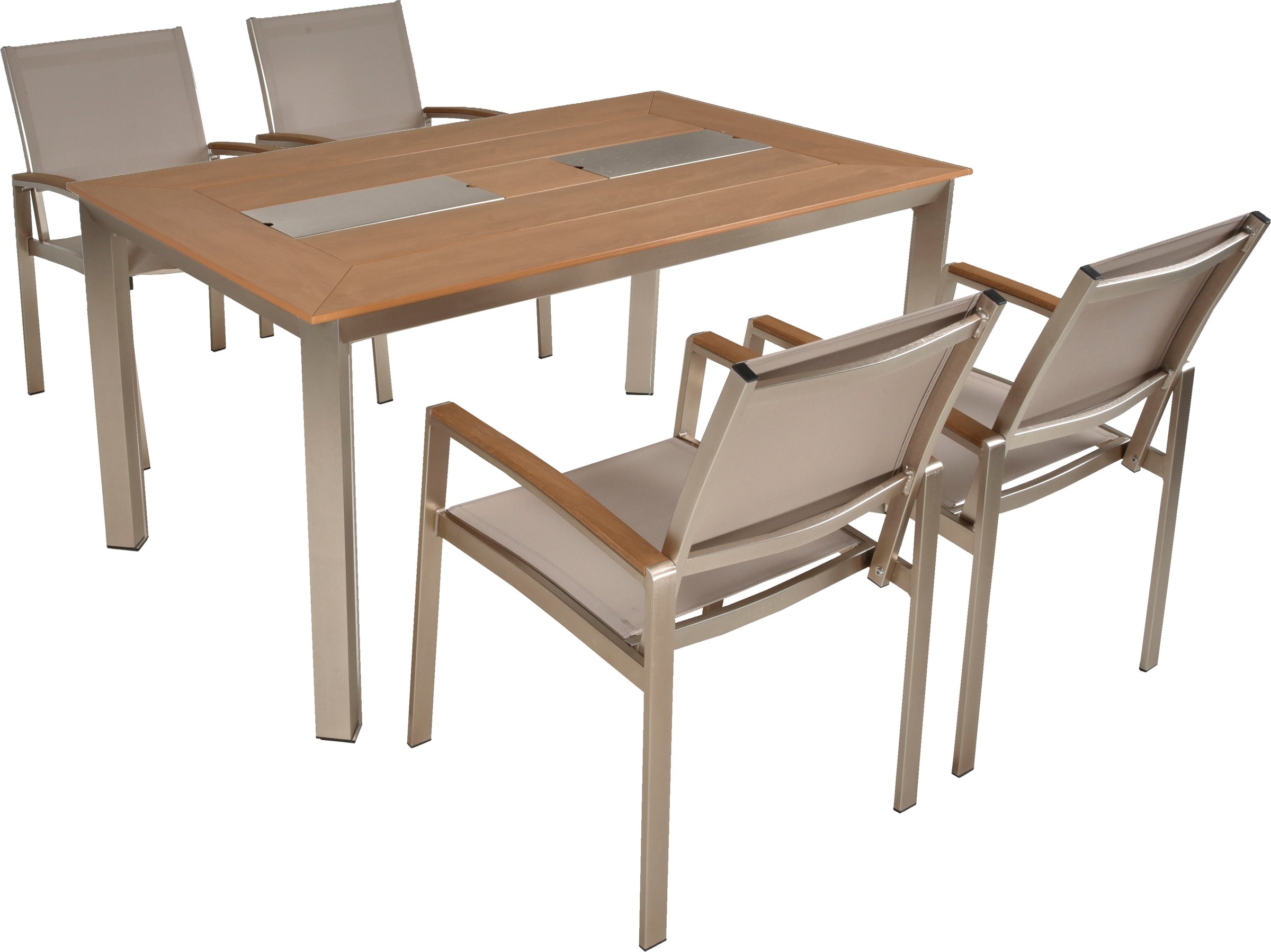 Garden Pleasure Garten-Essgruppe », Tischgruppe »FLORENCE«« Set, 5 Stk. tlg günstig online kaufen