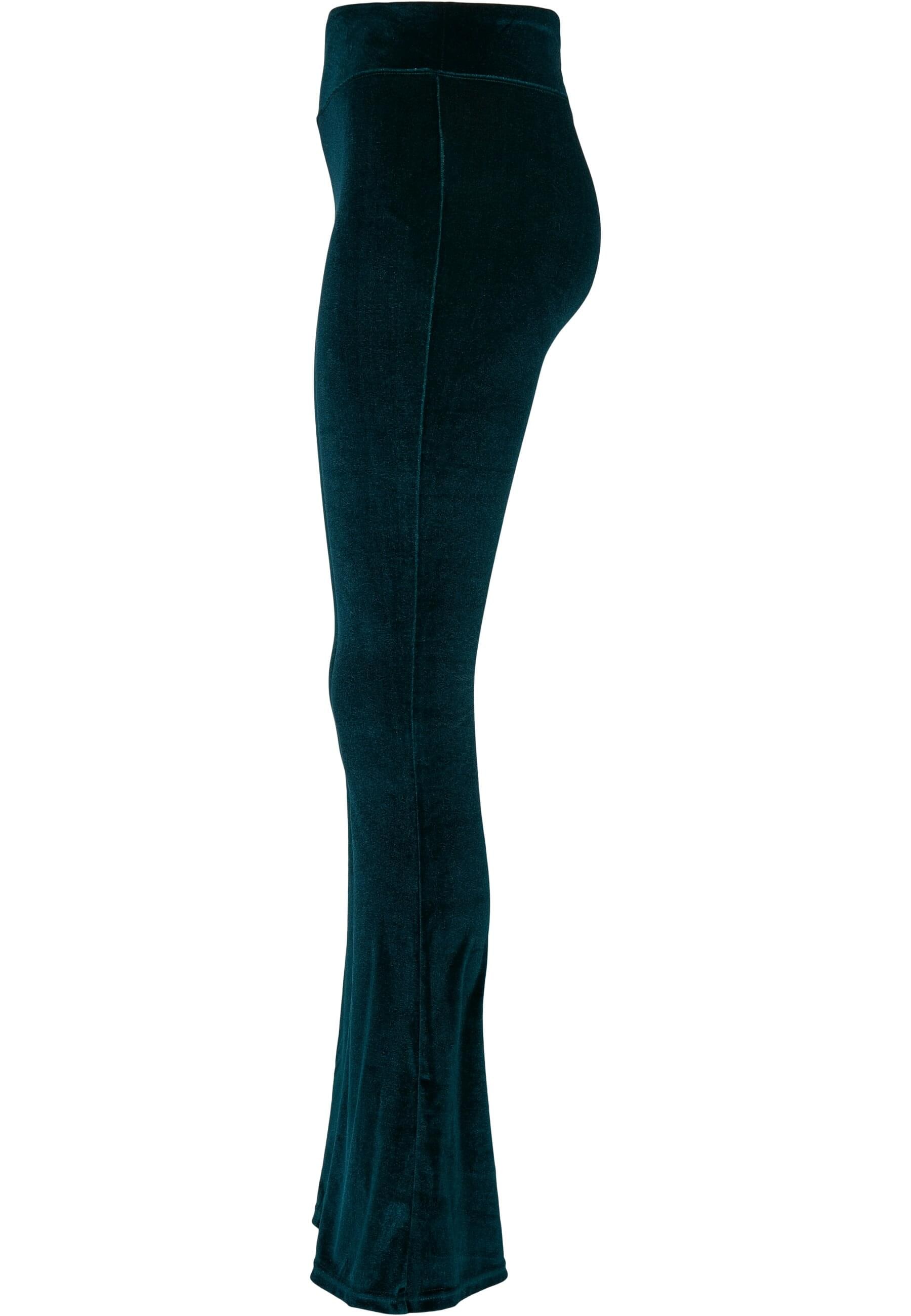 URBAN CLASSICS Leggings »Urban Classics Damen Ladies High Waist Velvet Boot Cut Leggings«