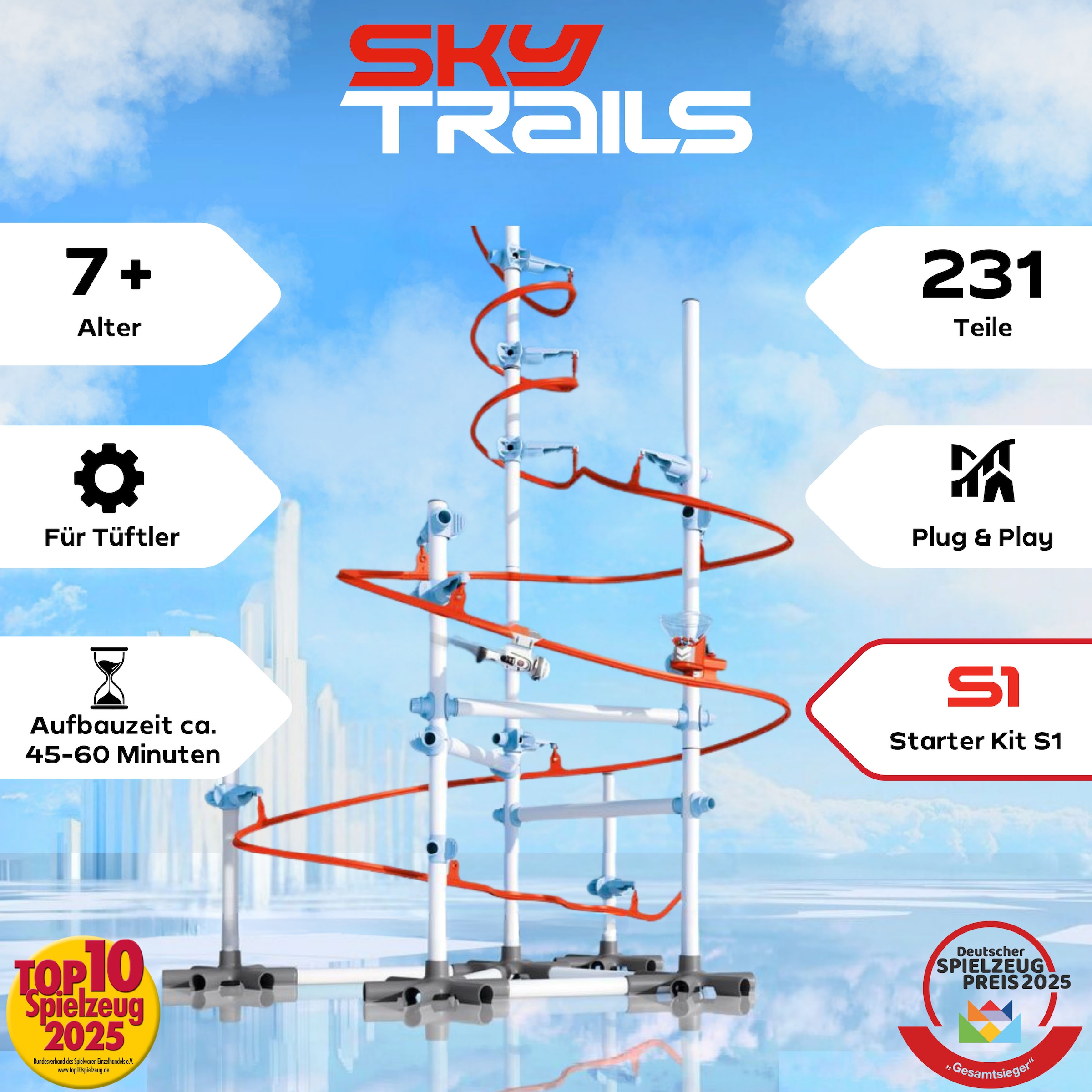 Playmobil® Konstruktions-Spielset »Starter Kit S1 (71969), Sky Trails«, (231 St.), Made in Europe