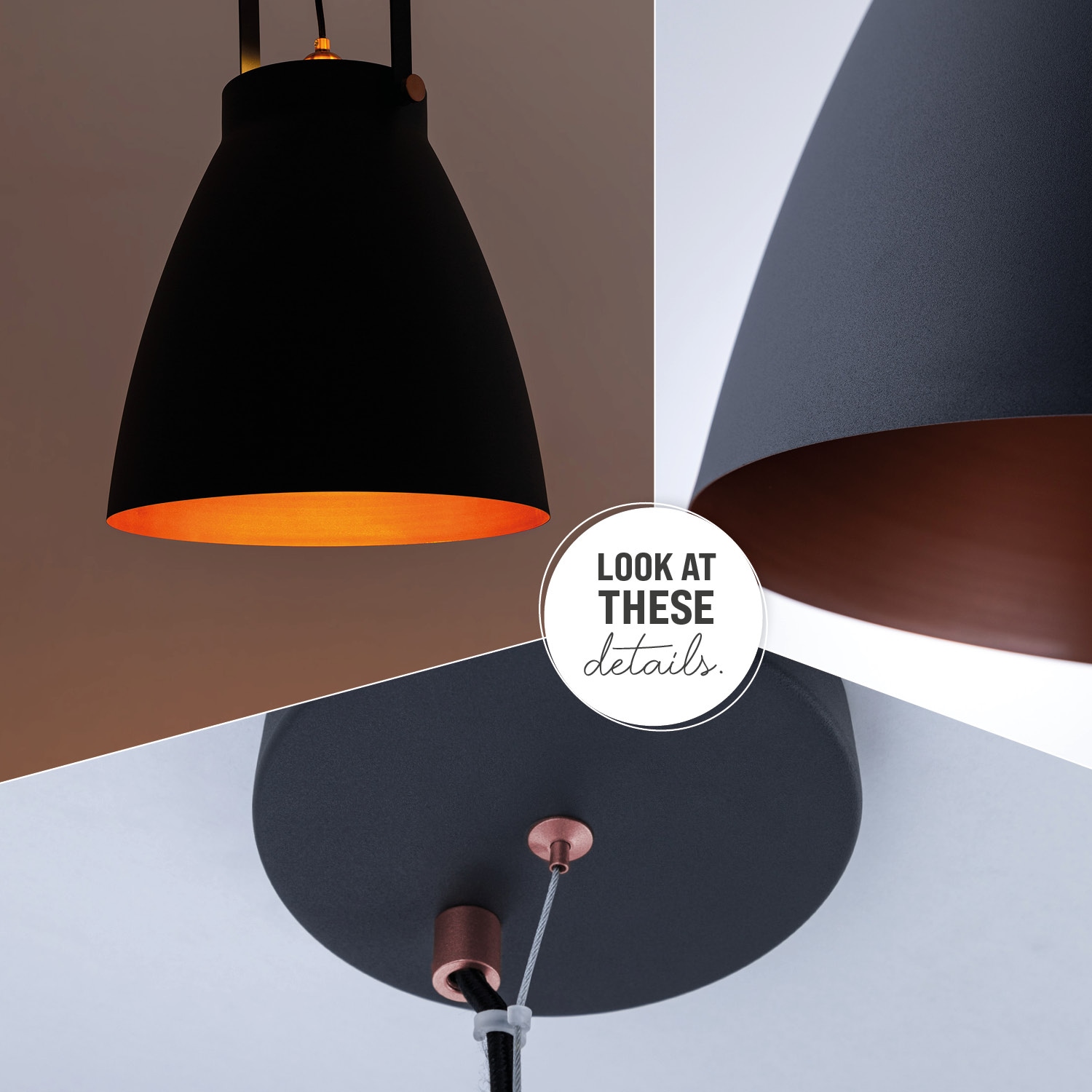 Paco Home Pendelleuchte »BOONE PD« E27 Stehleuchte Modern Wohnzimmer  Industrial Scheinwerfer Design E27