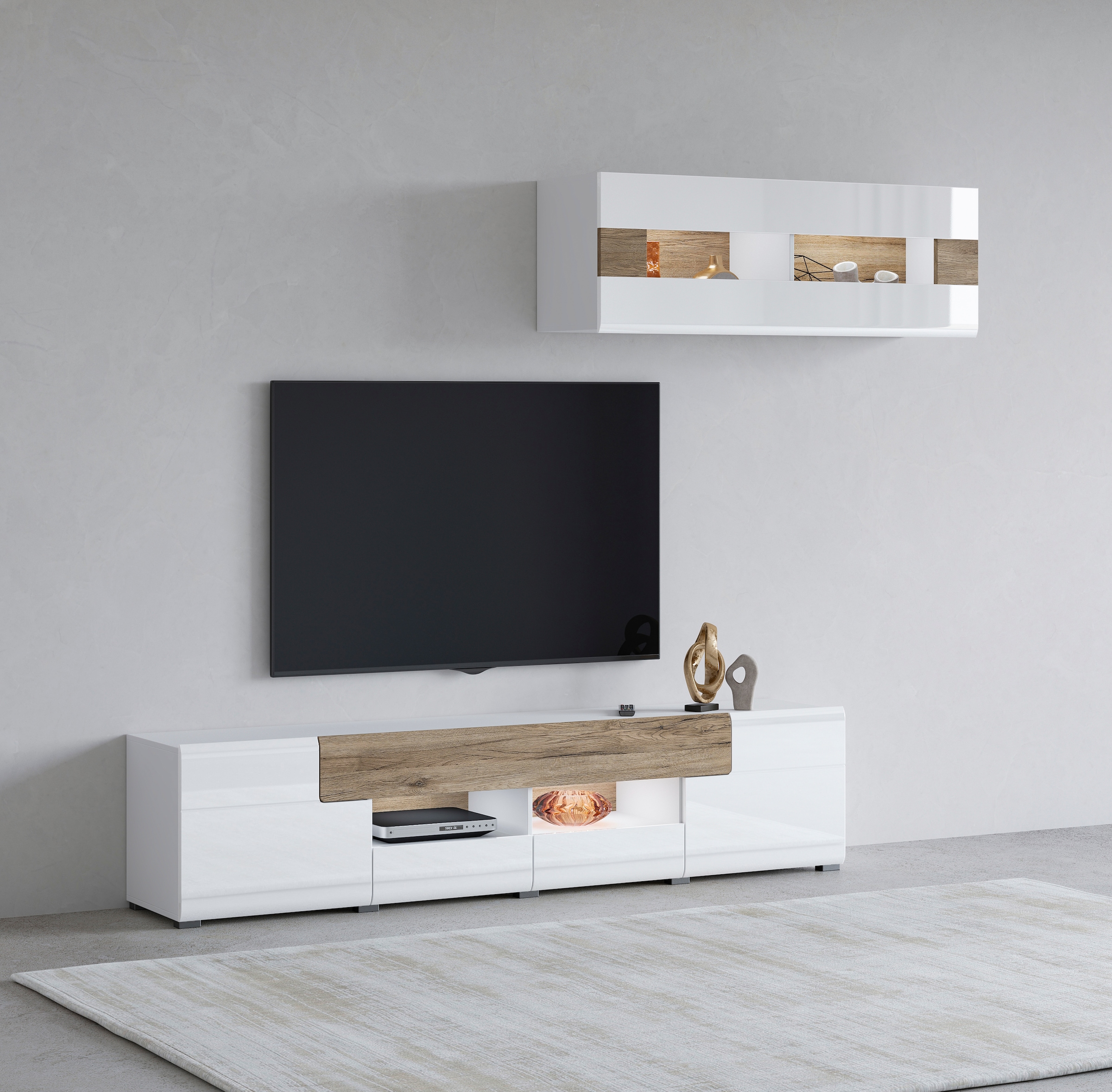 INOSIGN Wohnwand »Toledo« 2 Stk. tlg.