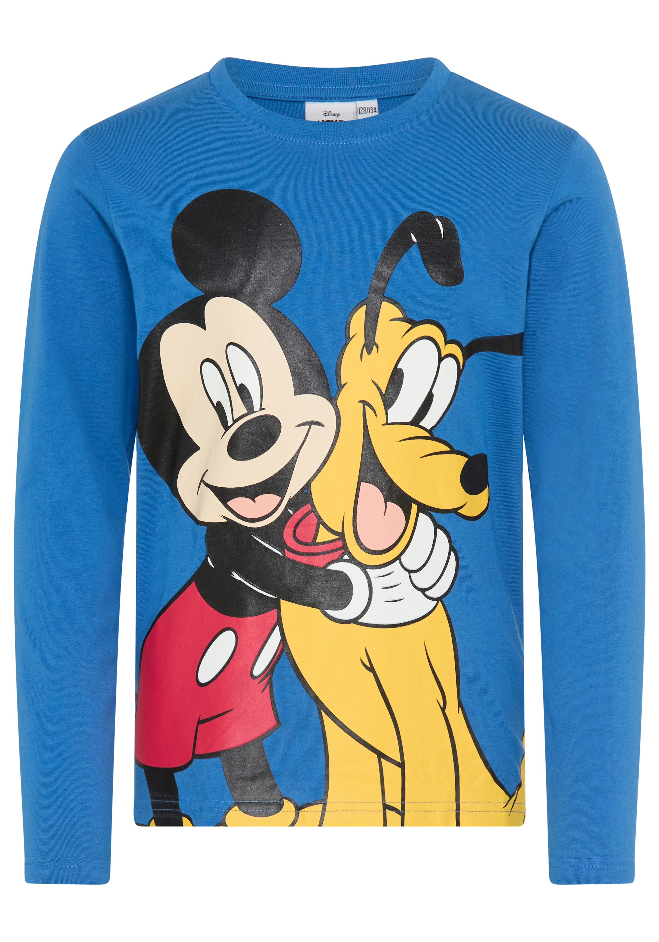 KIDSWORLD Langarmshirt »Mickey&Goofy Shirt, Disney« Disney-Shirt, Langarm, bedruckte Optik, für Kinder