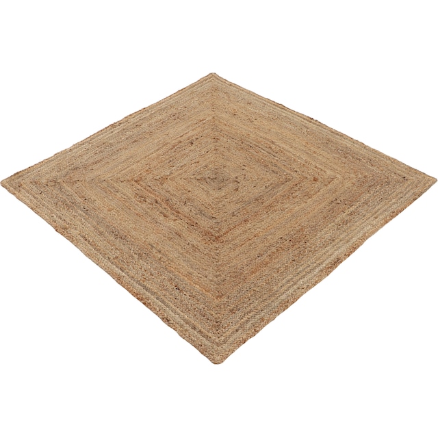 carpetfine Teppich »Nele Juteteppich Naturfaser«, rechteckig, geflochtener  Wendeteppich aus 100% Jute, quadratisch und als Läufer bequem und schnell  bestellen