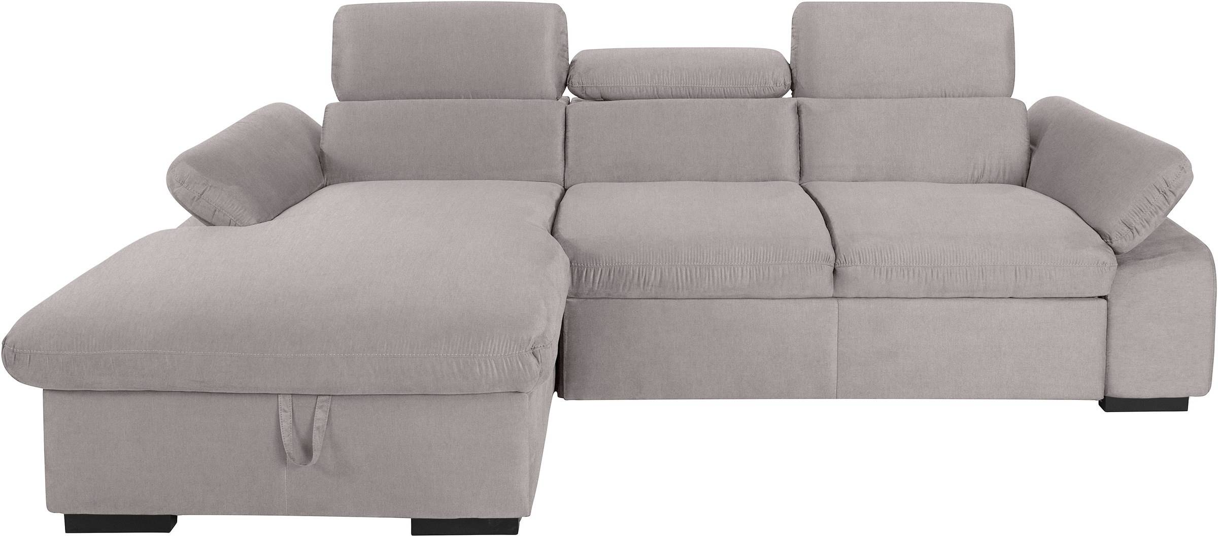 COTTA Ecksofa »Lola L-Form mit Kopfteilfunktion & Hocker«, (Set, mit Hocker günstig online kaufen