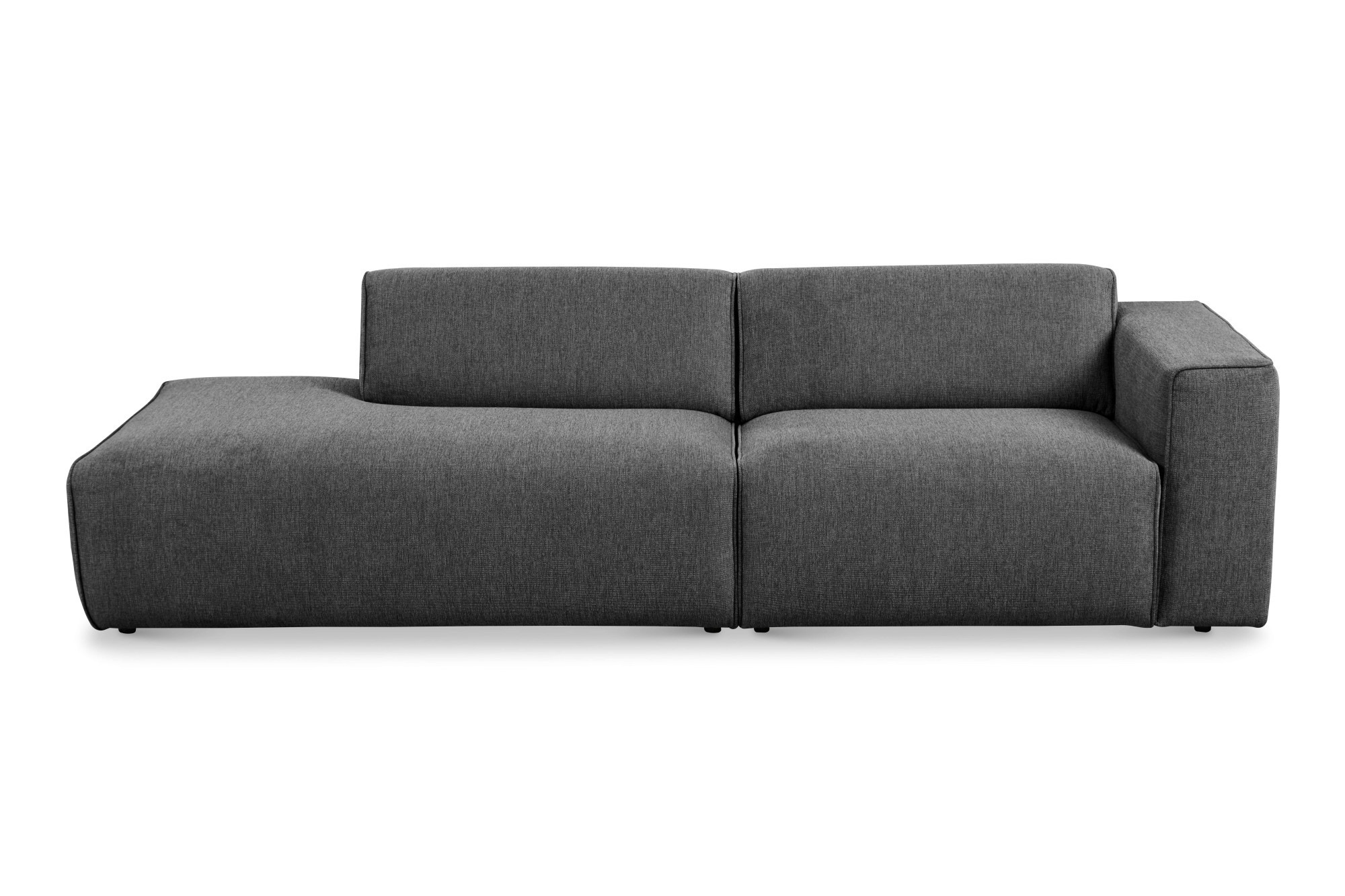 andas 2-Sitzer "Noord mit Kedernaht, Breite 227 cm", Cord, Struktur, Websto günstig online kaufen