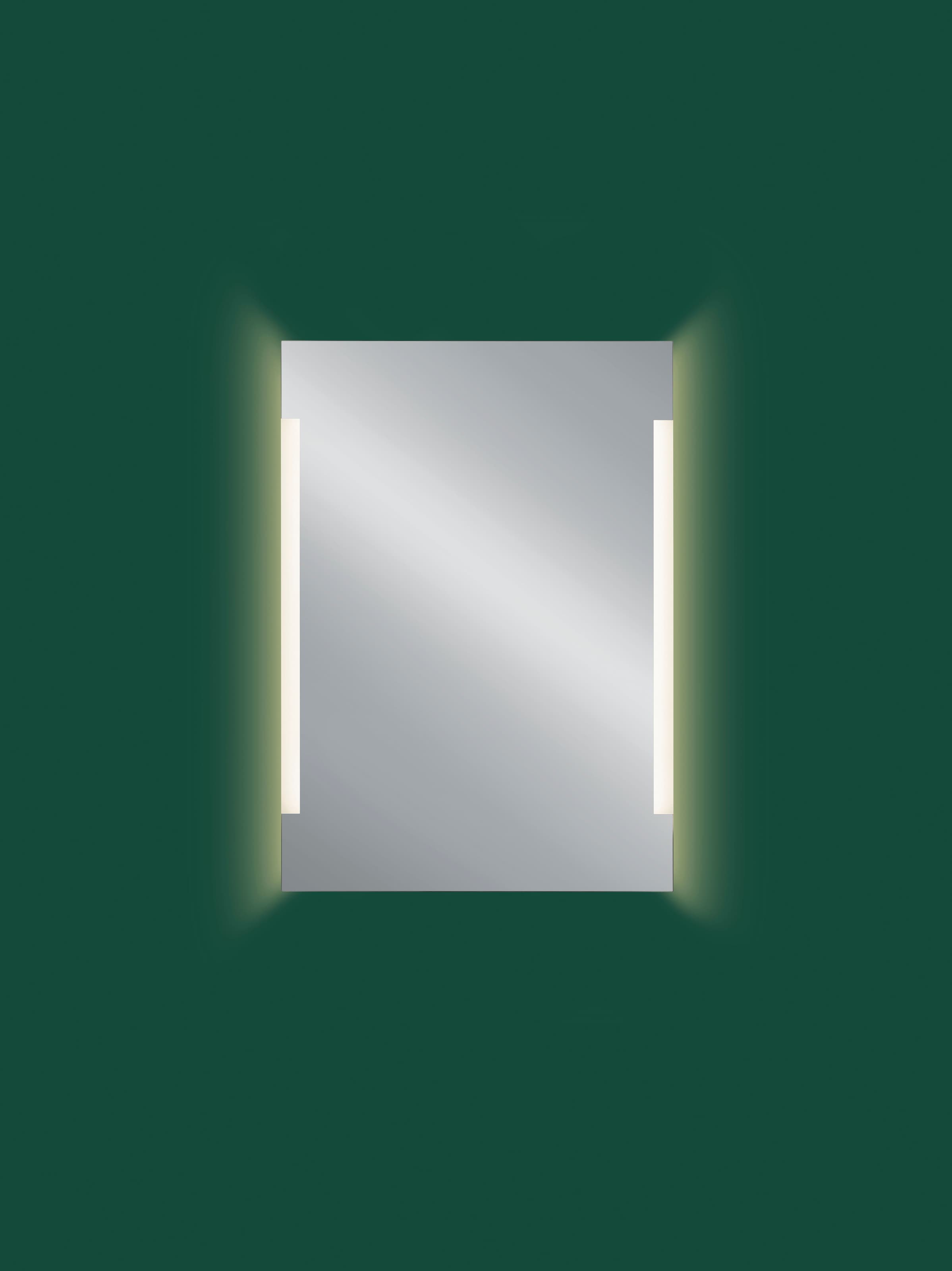 MIRRORS AND MORE LED-Lichtspiegel »Lucy«, (1 St.), zwei LED-Lichtstreifen, rechteckige Form