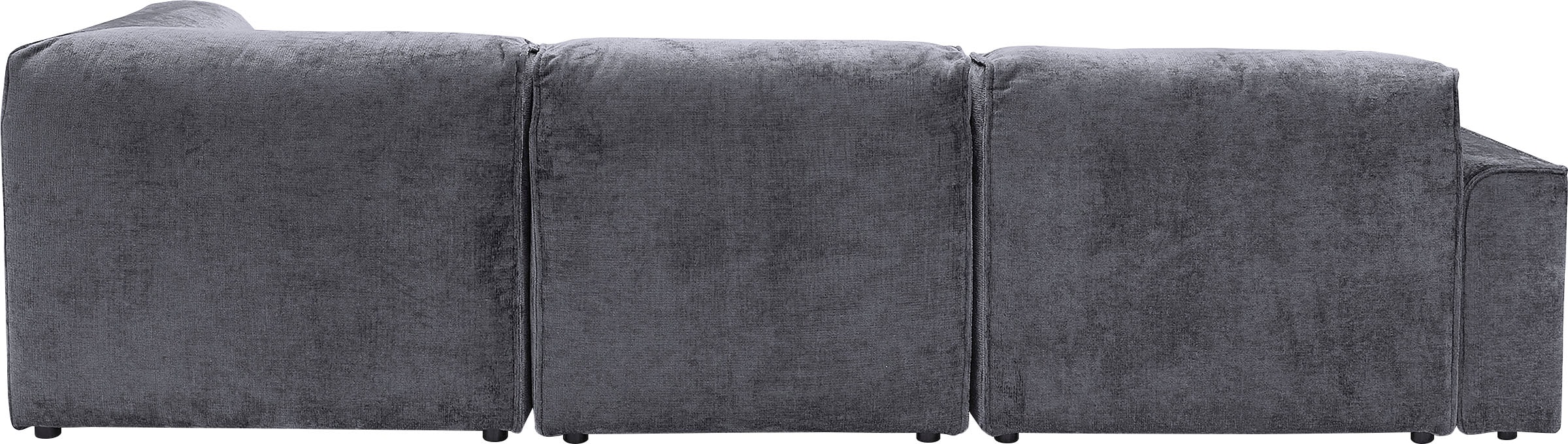 RAUM.ID Ecksofa »Monolid L-Form«, (4 St.), Module einzeln für individuelle Zusammenstellung, Bezug in Teddy-Optik