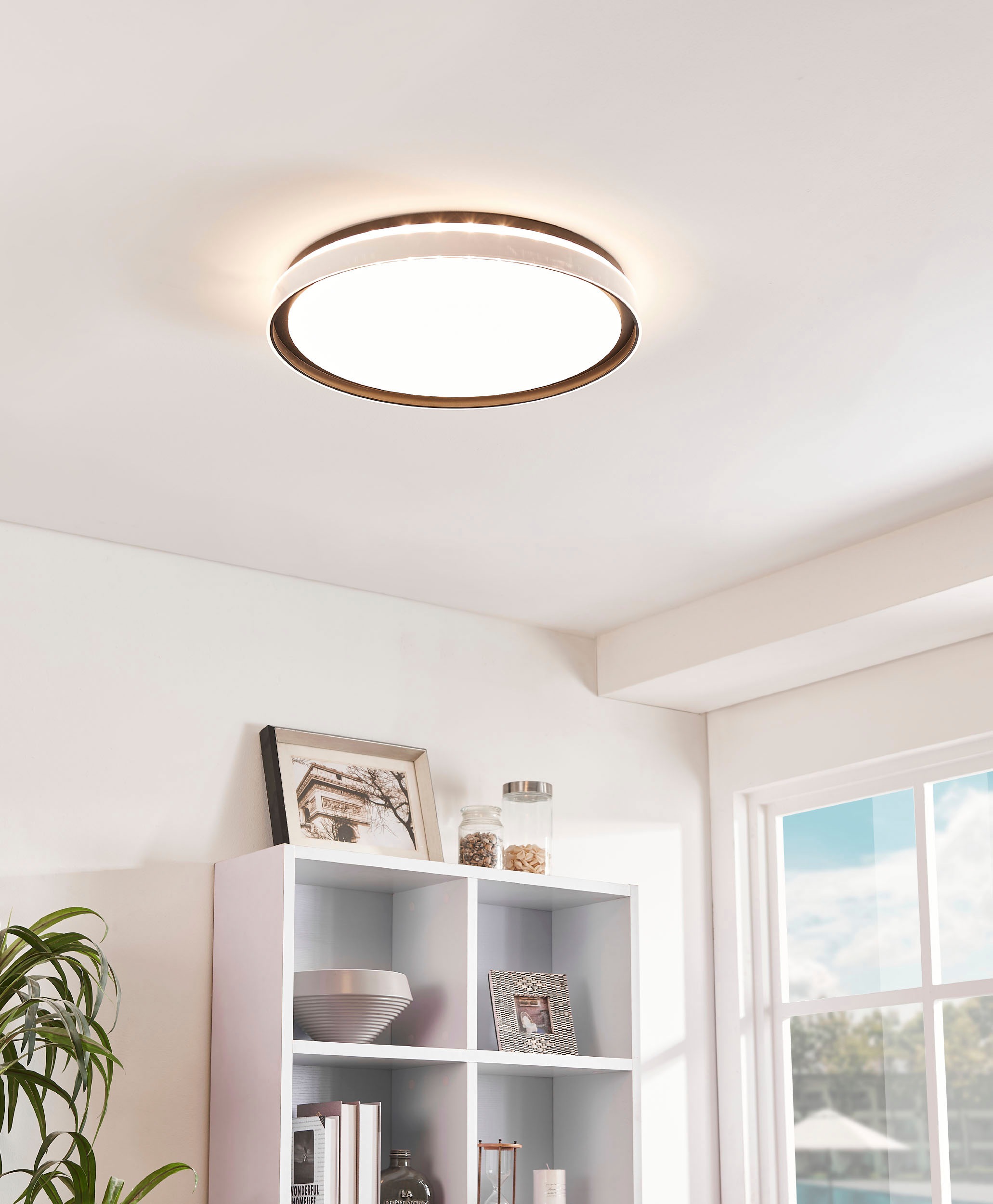 EGLO Deckenleuchte »SELUCI« LED-Modul 1 Stk. warmweiß - kaltweiß Wand-/Deck günstig online kaufen