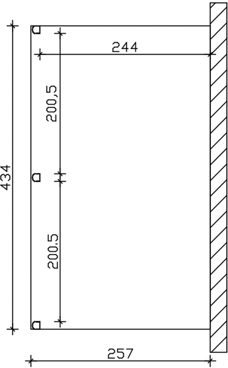 Skanholz Terrassendach »Garda« Aluminium