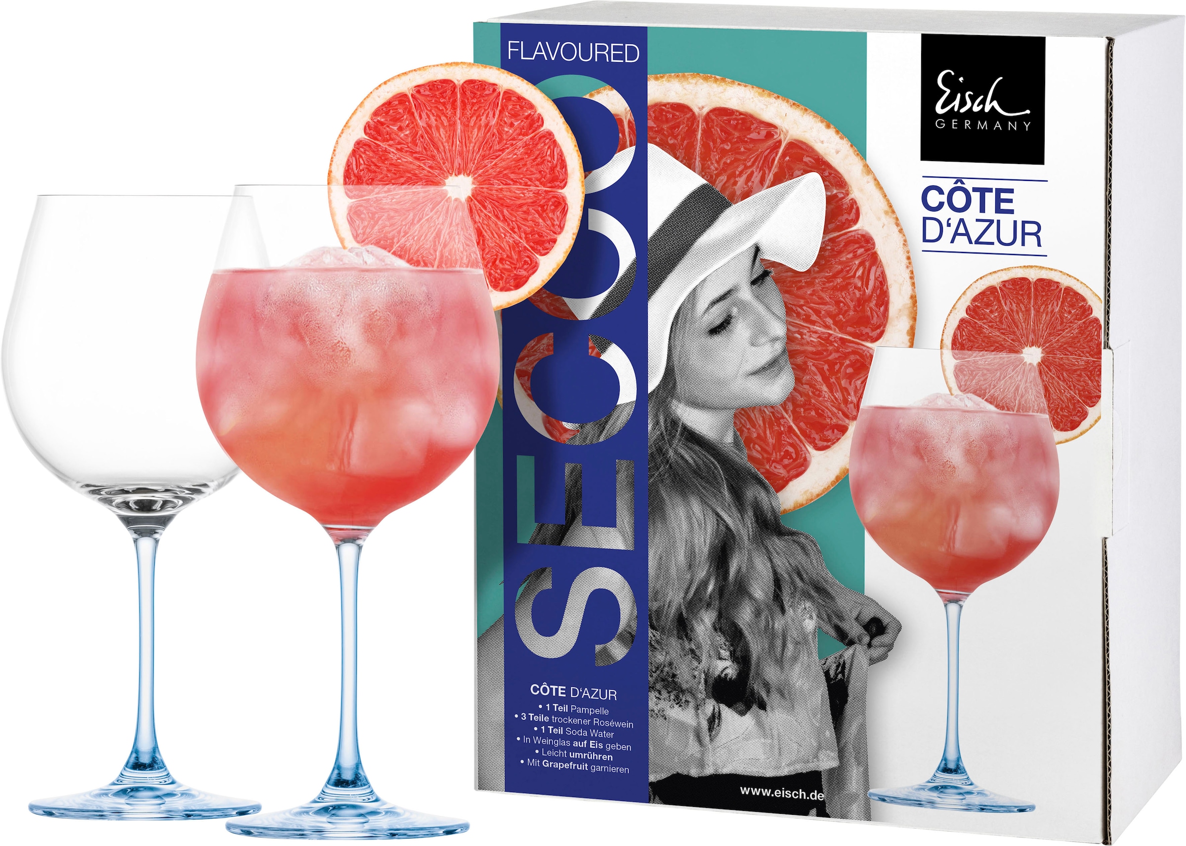 Eisch Cocktailglas »SECCO FLAVOURED«, (Set, 2 tlg., 2 Gläser im Geschenkkar günstig online kaufen