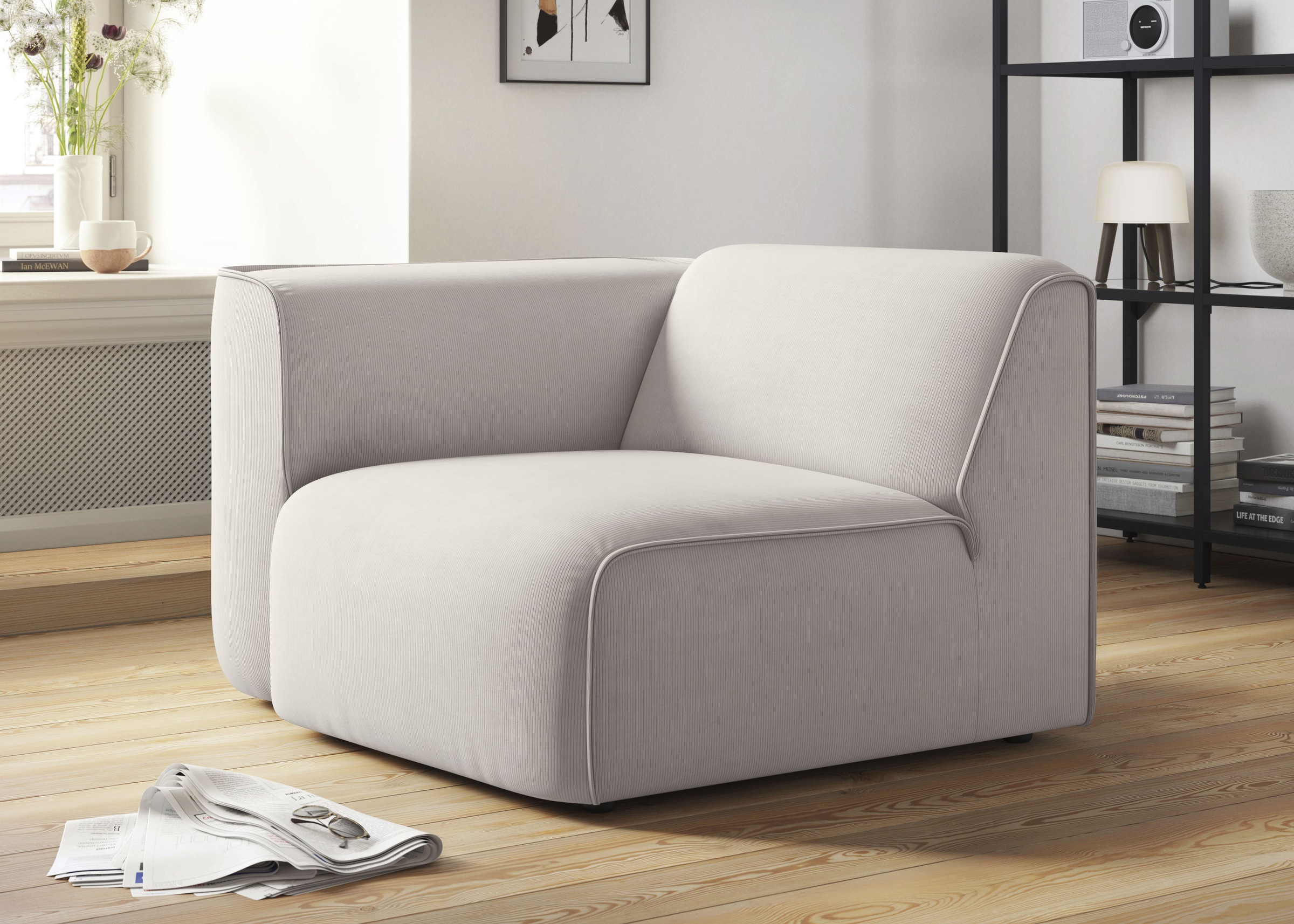 RAUM.ID Sessel »Merid Sofa-Eckelement, Maße B/T/H: 109/97/46 cm«, als Modul günstig online kaufen