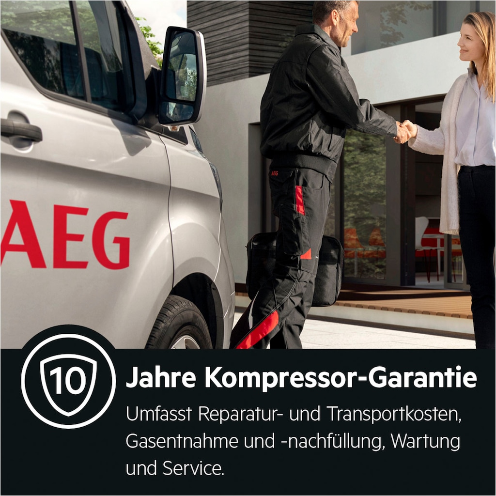 AEG Kühl-/Gefrierkombination »RCB632D4MM«, RCB632D4MM, 186 cm hoch, 59,5 cm breit