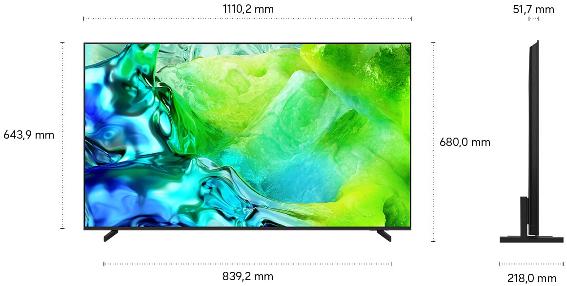 Samsung QLED-Fernseher »GQ50QN80HAU« 125 cm/50 ″ Smart-TV Real QLED Mini-LEDs, Motion Xcelerator 144 Hz, Gaming Hub, Dolby Atmos